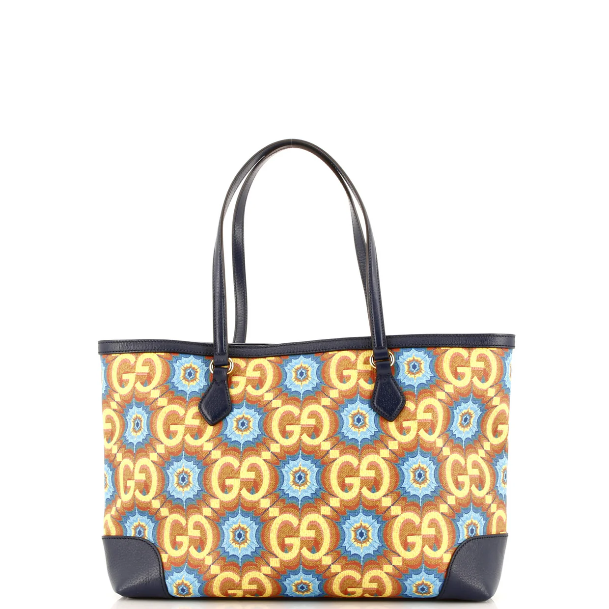 100 Ophidia Shopping Tote Limited Edition Coated Canvas Medium - Deep Luxury
