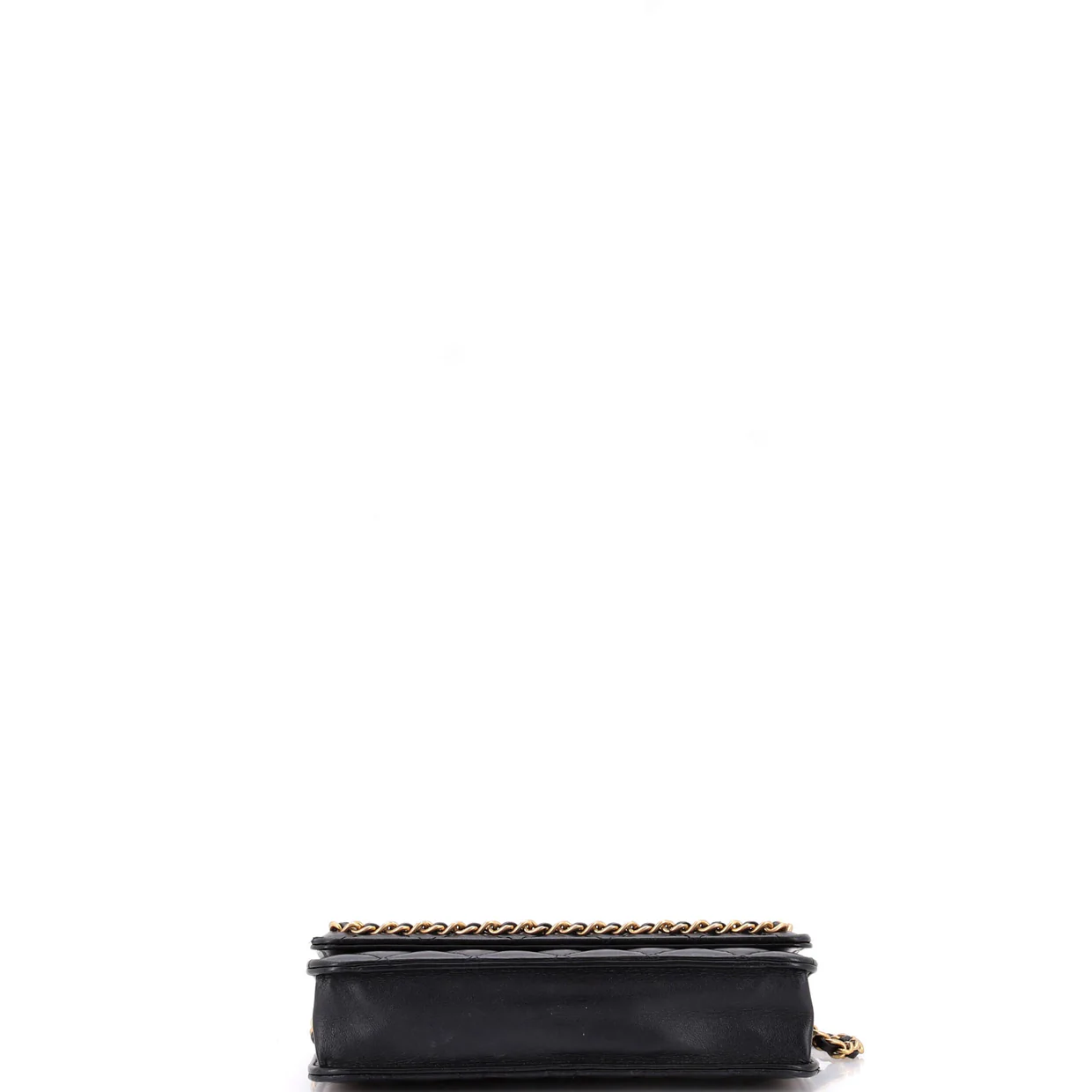 Chain Around Wallet on Chain Quilted Lambskin - Deep Luxury