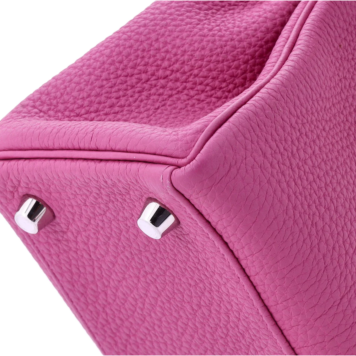 Kelly Handbag Magnolia Togo with Palladium Hardware 25 - Deep Luxury
