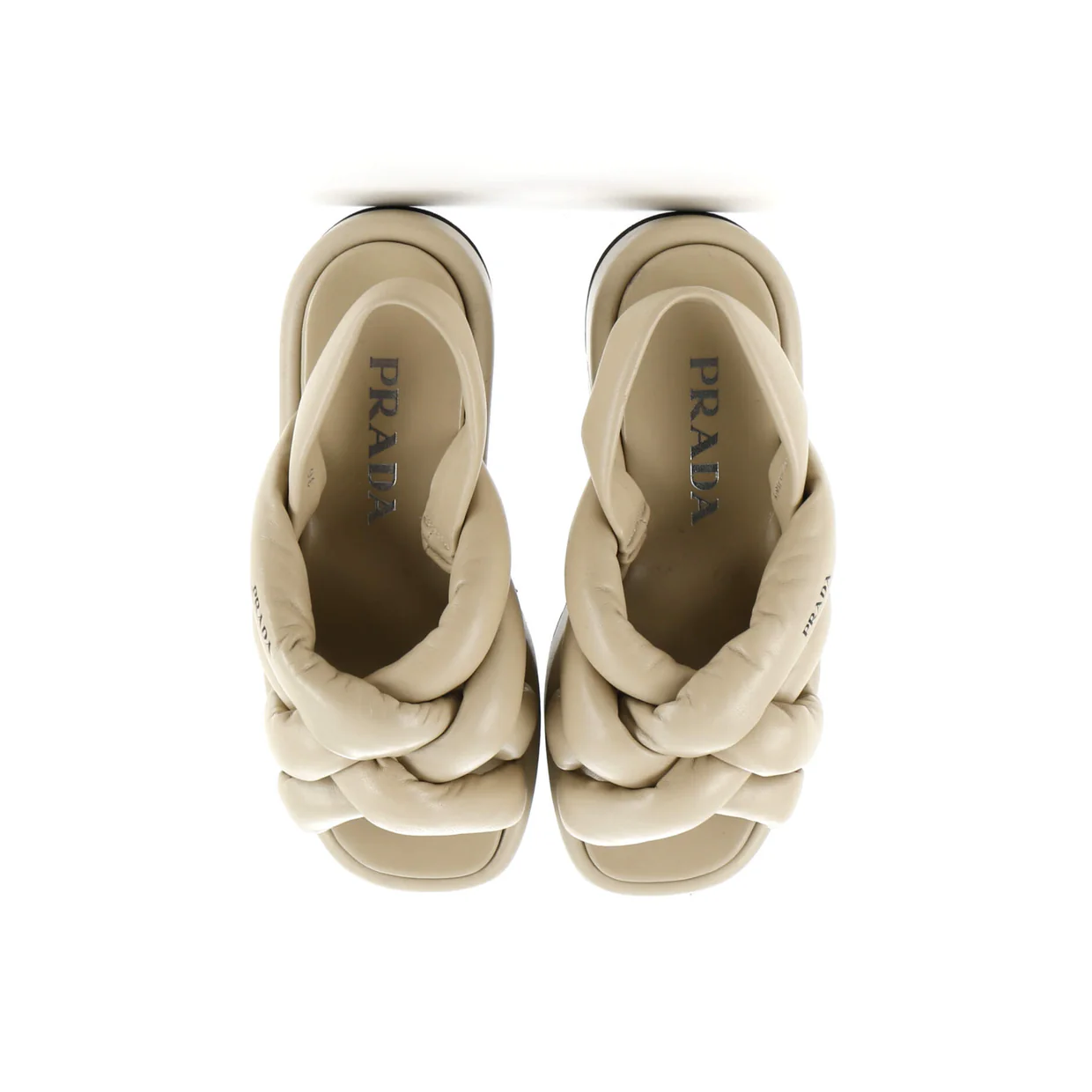 Women's Padded Slingback Sandals Leather - Deep Luxury