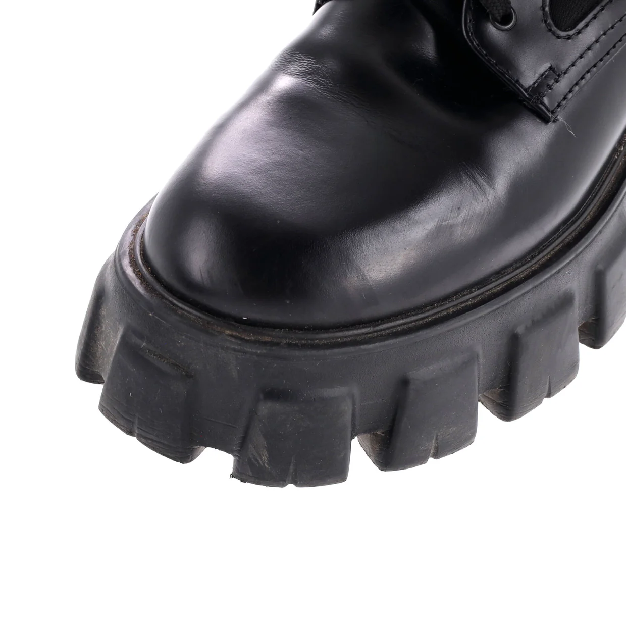 Monolith Combat Boots Leather and Nylon - Deep Luxury