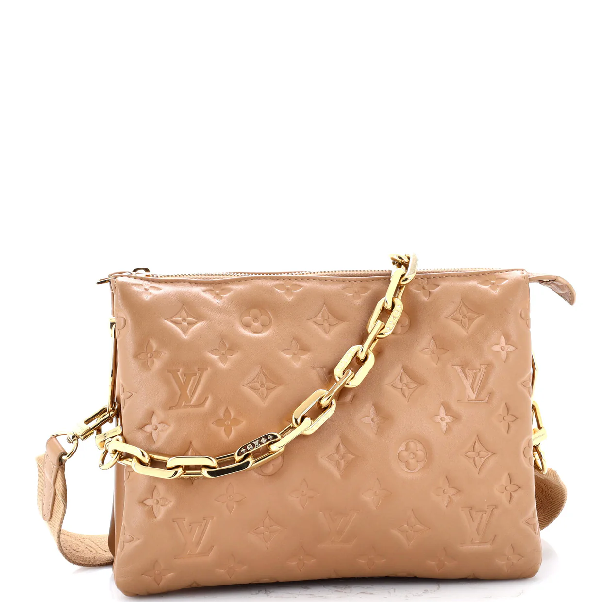 Coussin Bag Monogram Embossed Lambskin PM - Deep Luxury