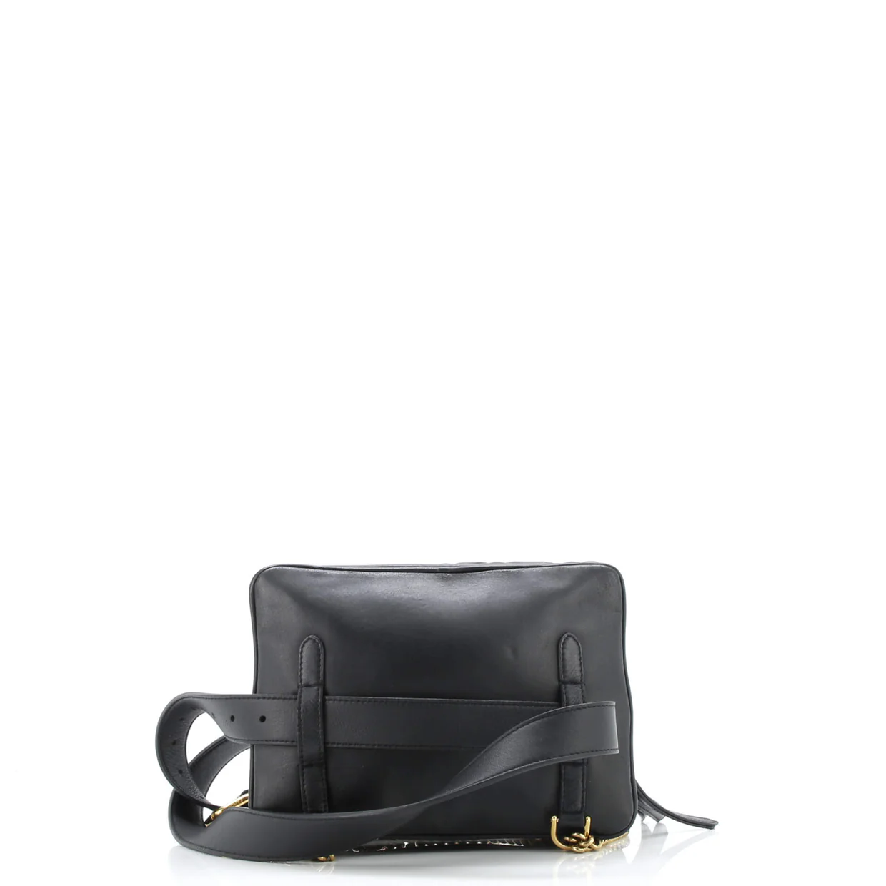 Upside Down Bag Zucca Embossed Leather - Deep Luxury