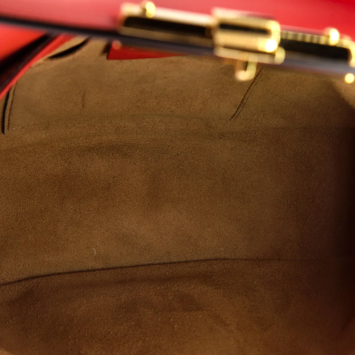 Padlock Saddle Shoulder Bag GG Coated Canvas and Leather Medium - Deep Luxury