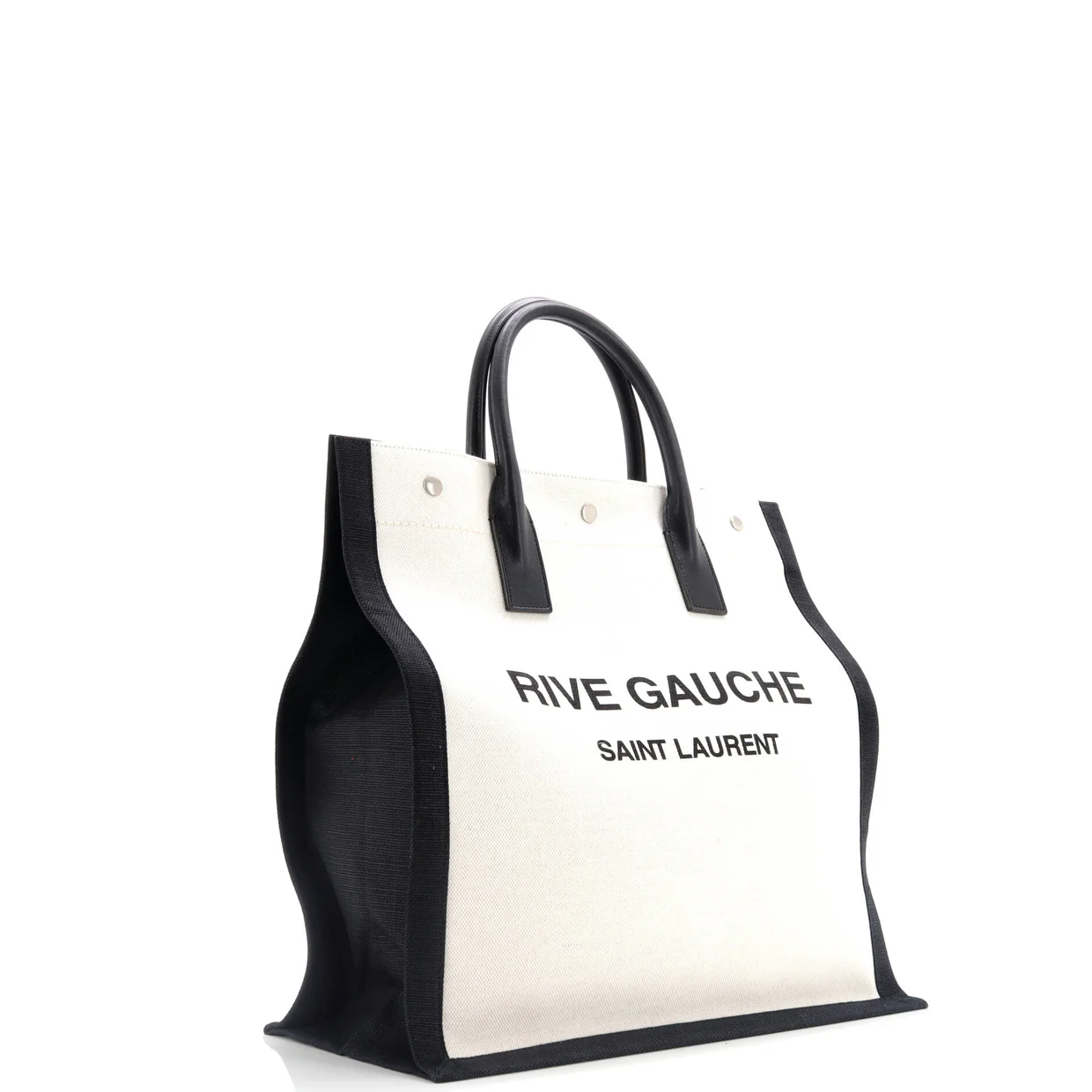 Rive Gauche Shopper Tote Canvas Tall - Deep Luxury