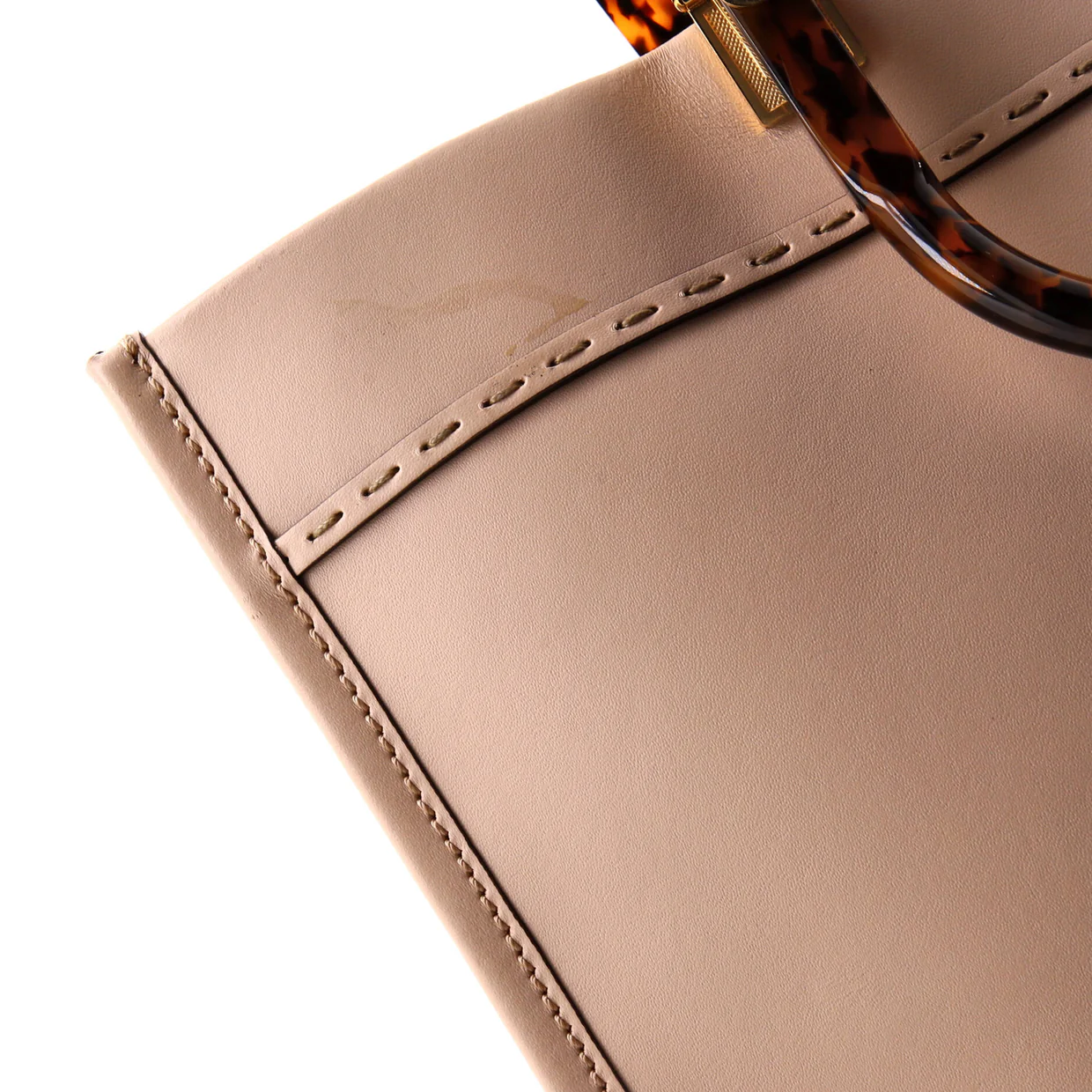 Sunshine Shopper Tote Leather Medium - Deep Luxury