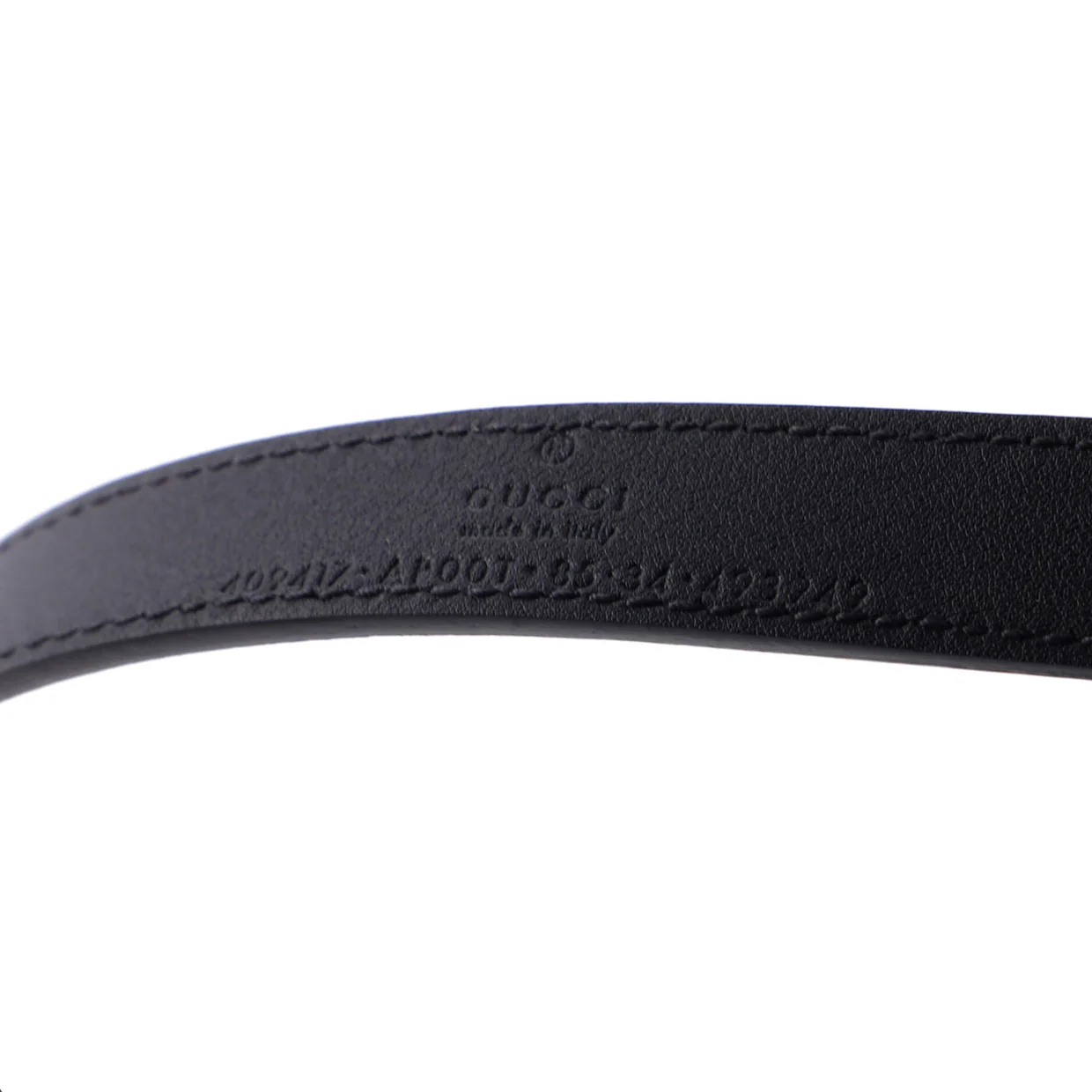 GG Marmont Belt Leather Thin - Deep Luxury