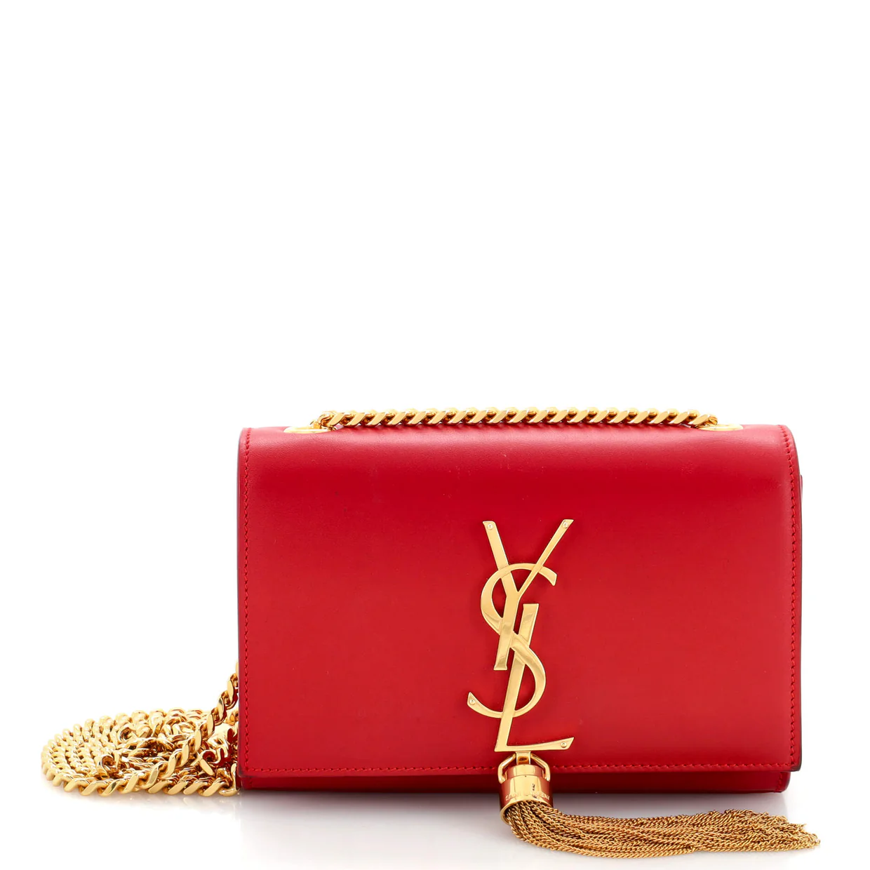 Classic Monogram Tassel Crossbody Bag Leather Small - Deep Luxury
