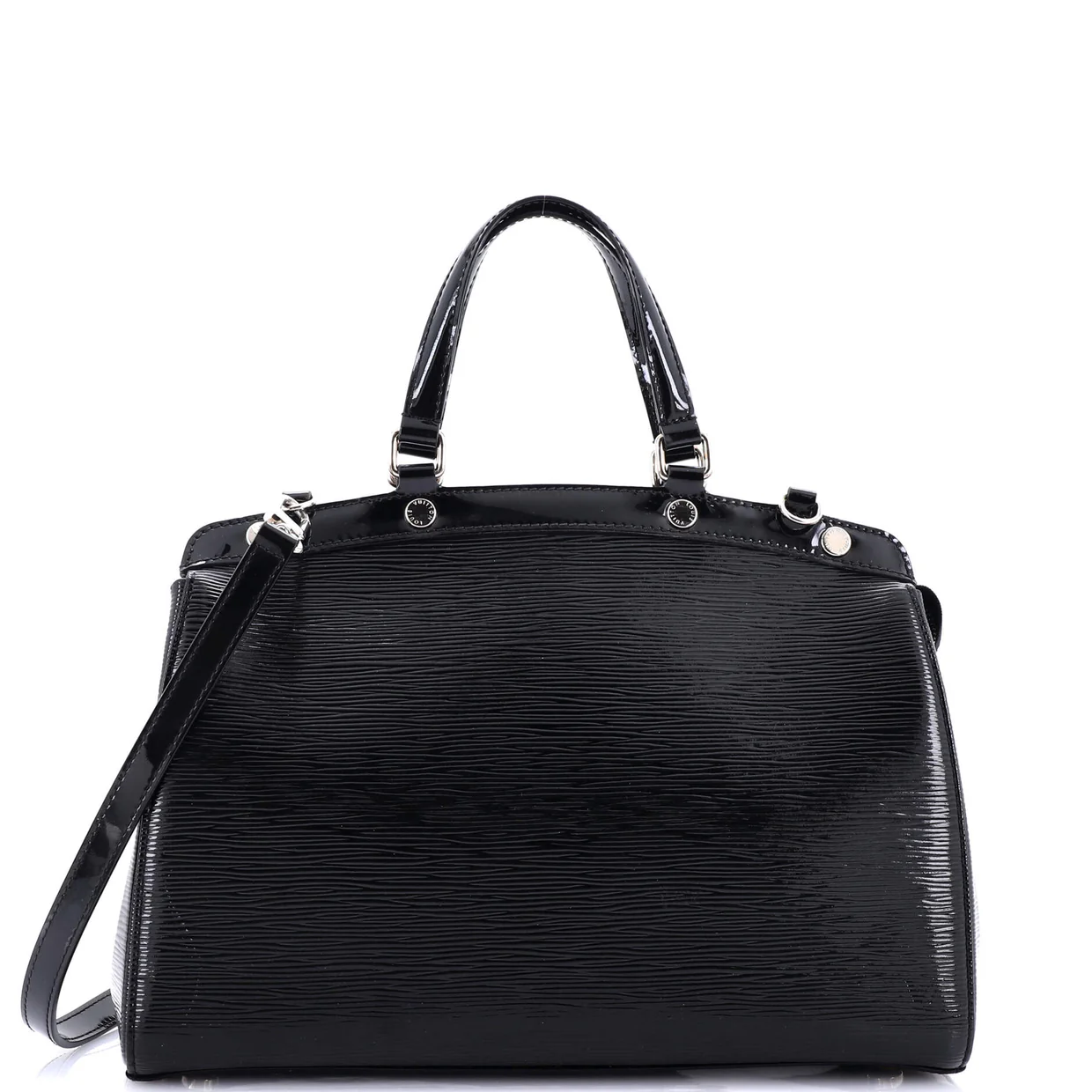 Brea Handbag Electric Epi Leather MM - Deep Luxury