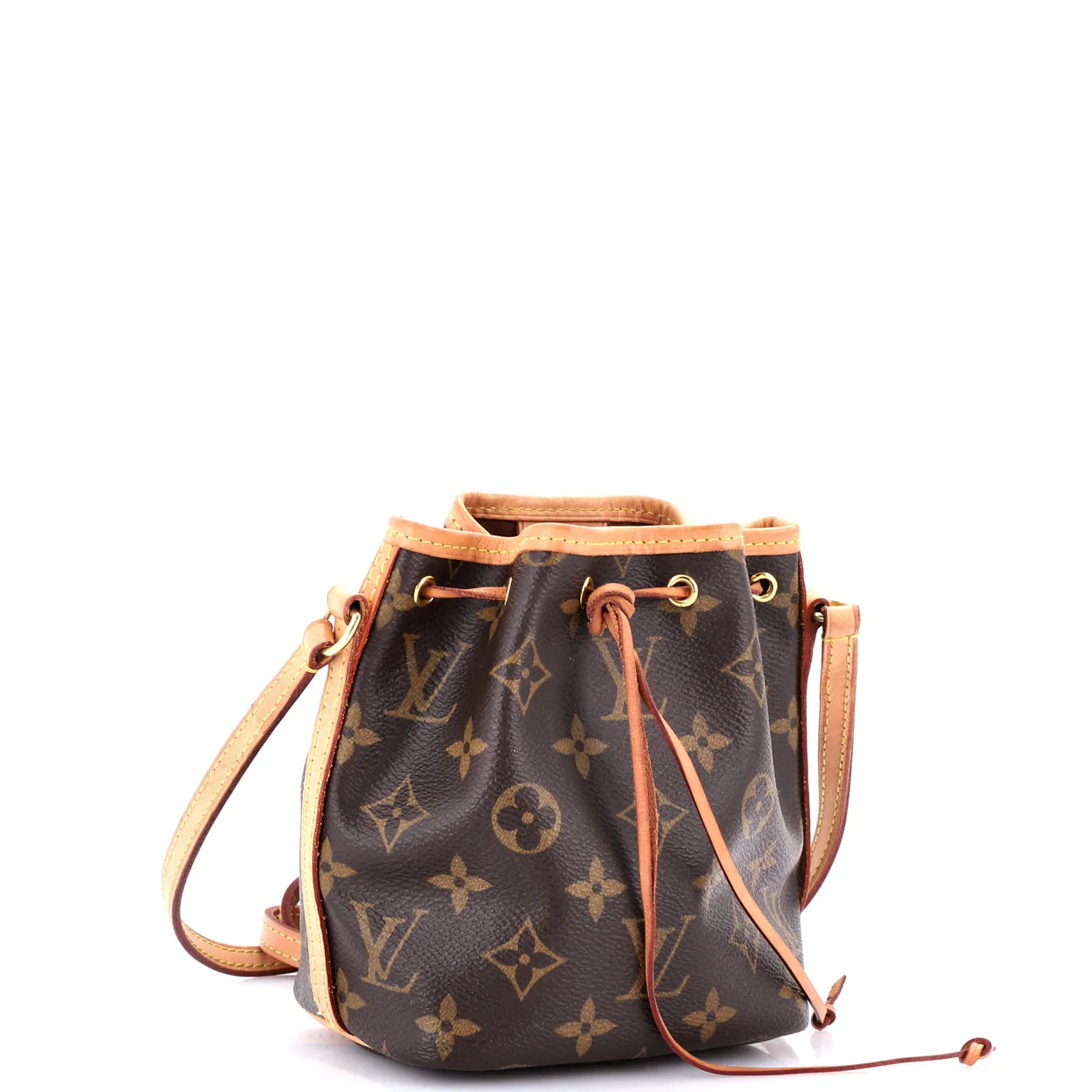Noe Handbag Monogram Canvas Nano - Deep Luxury