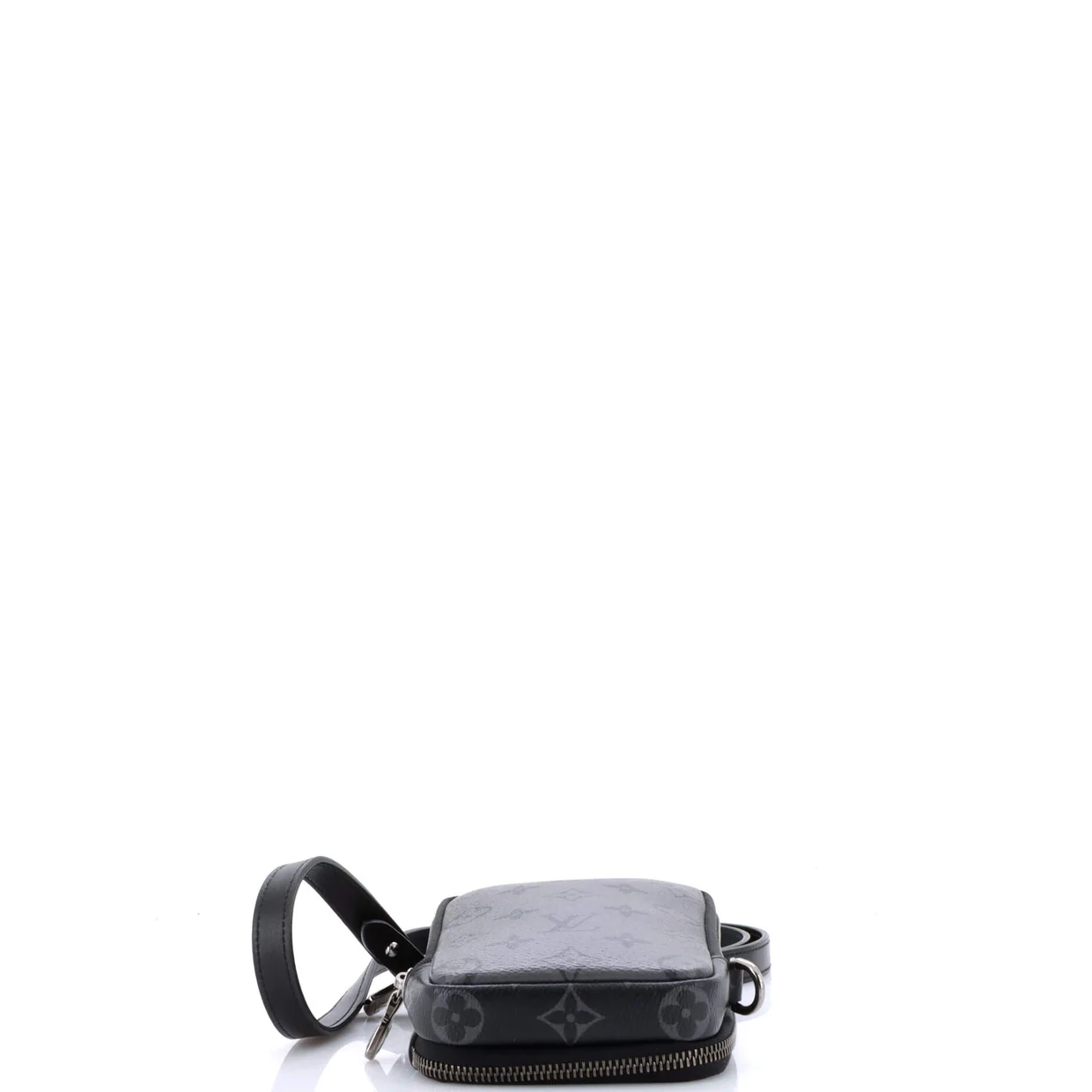 Double Phone Pouch Reverse Monogram Eclipse Canvas - Deep Luxury