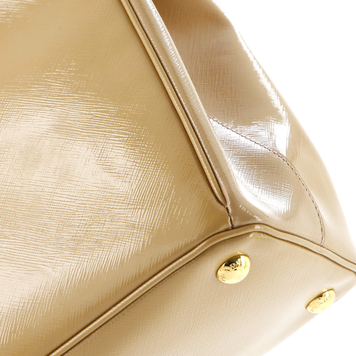 Lux Open Tote Vernice Saffiano Leather Tall - Deep Luxury