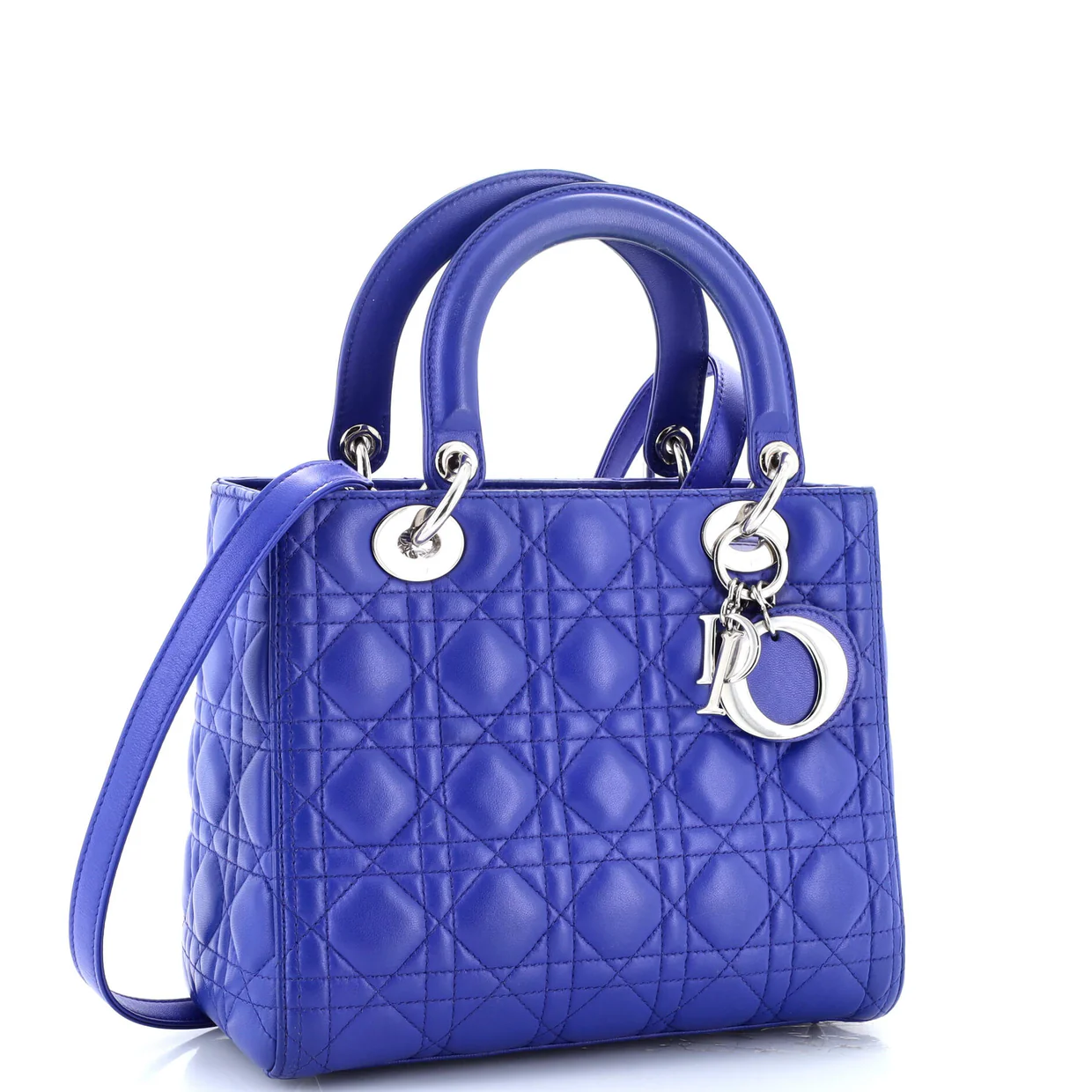 Lady Dior Bag Cannage Quilt Lambskin Medium - Deep Luxury