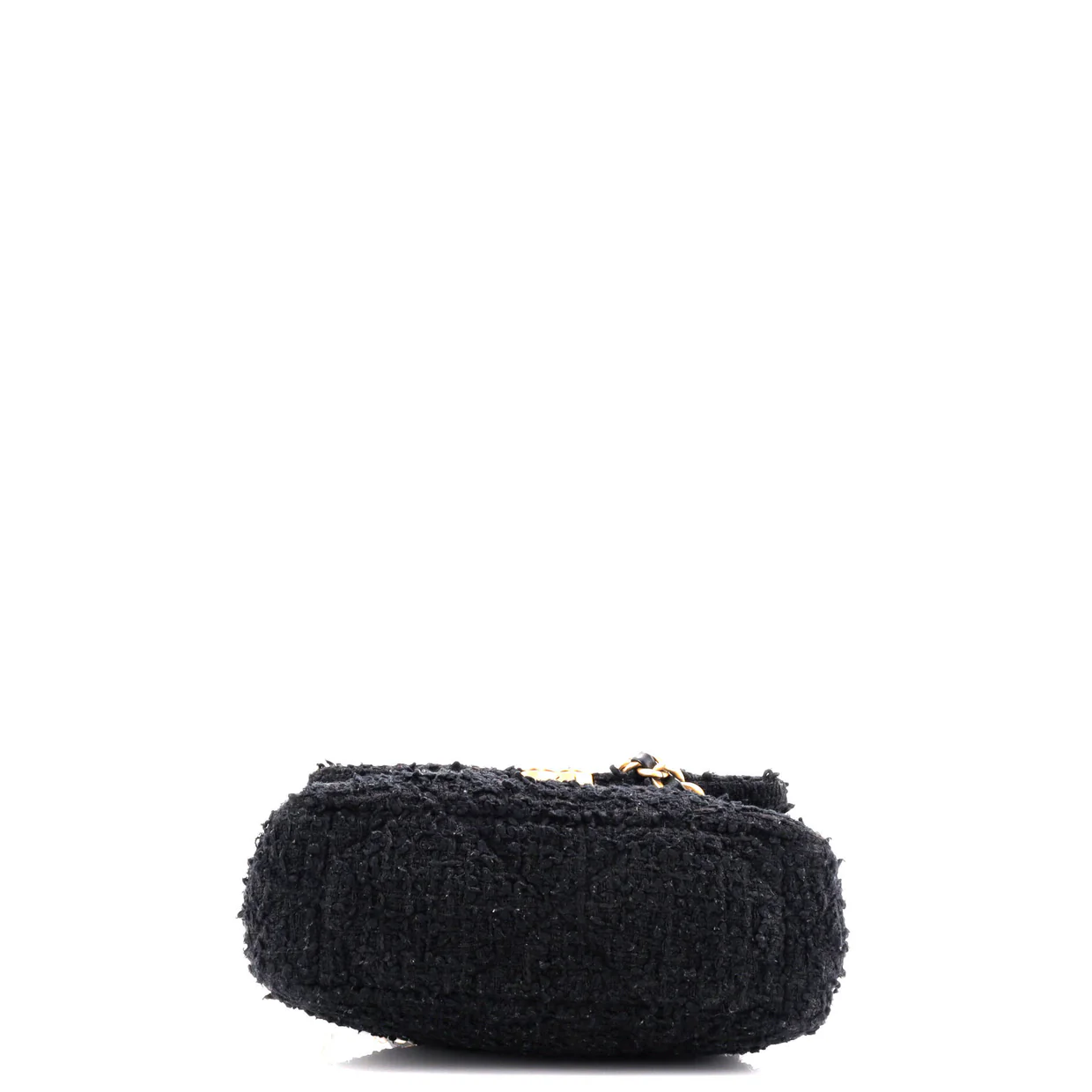 19 Flap Bag Quilted Tweed Medium - Deep Luxury
