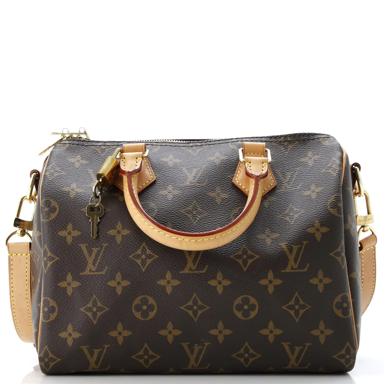Speedy Bandouliere Bag Monogram Canvas 25 - Deep Luxury