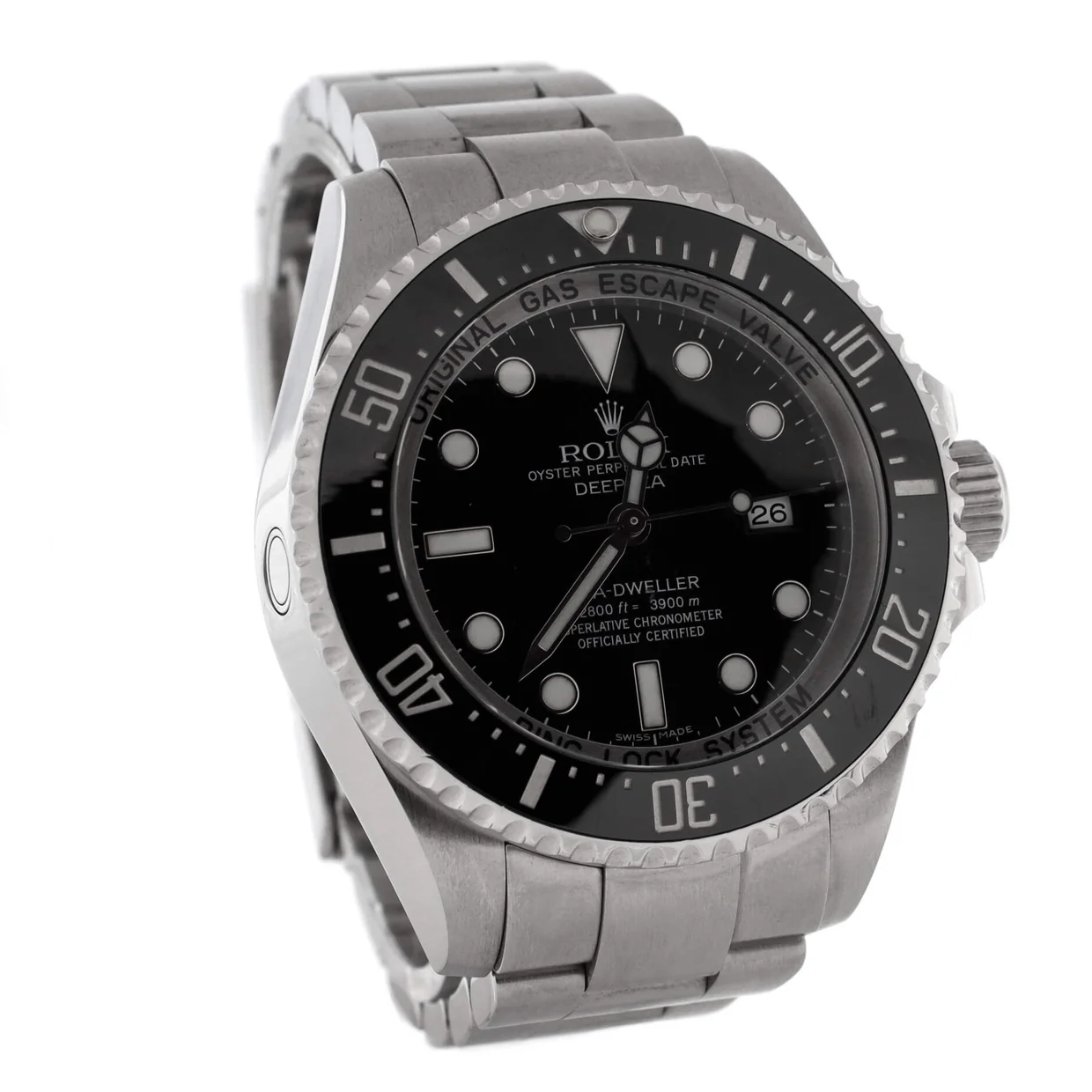 Oyster Perpetual Deepsea Sea-Dweller Automatic Watch Stainless Steel and Cerachrom 44 - Deep Luxury