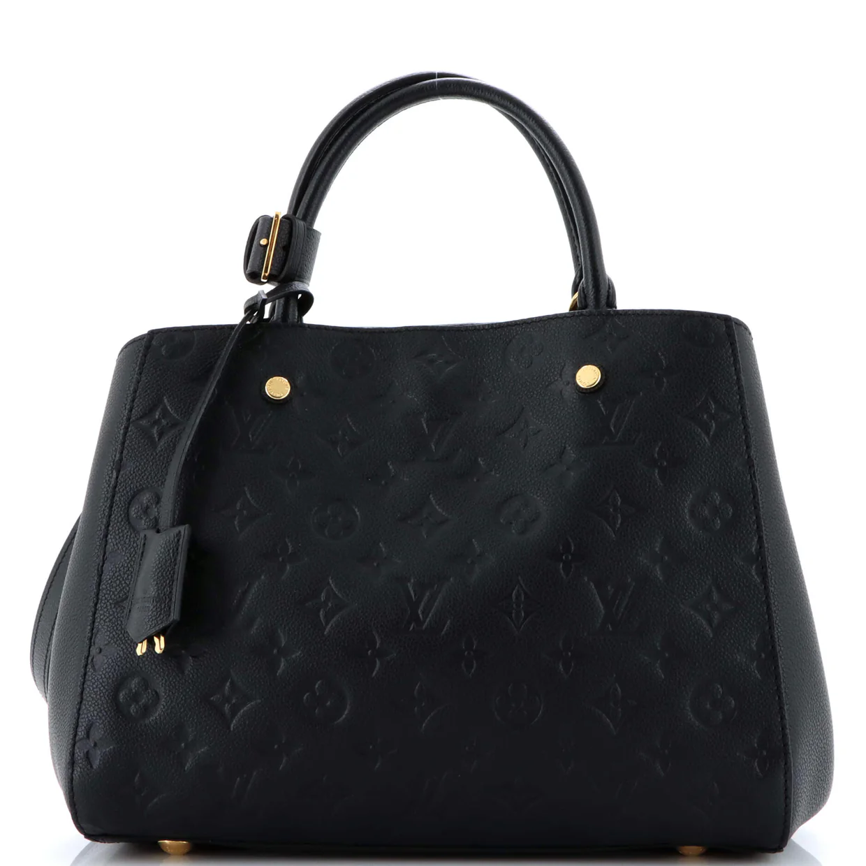 Montaigne Handbag Monogram Empreinte Leather MM - Deep Luxury