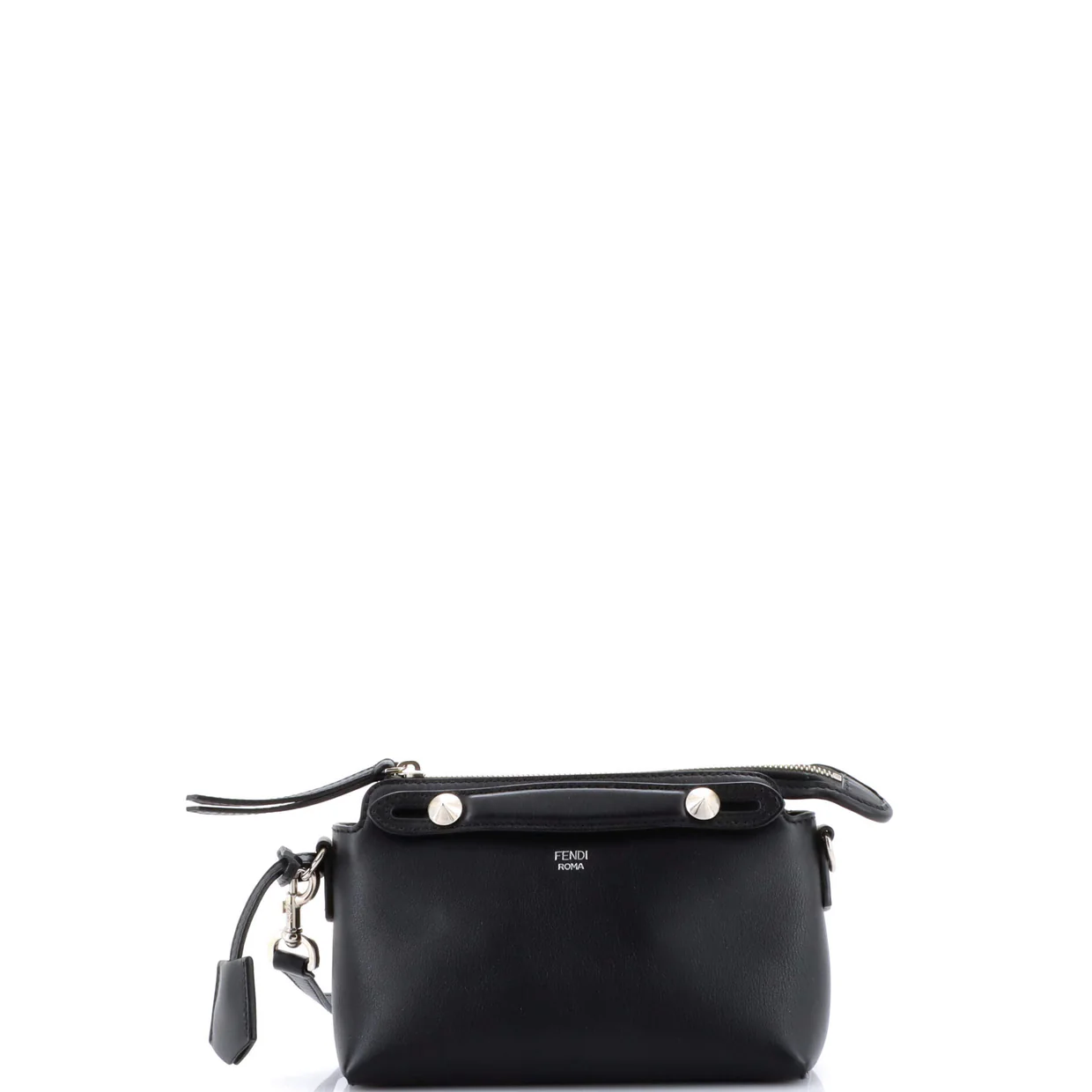 By The Way Satchel Leather with Zucca Embossed Detail Mini - Deep Luxury