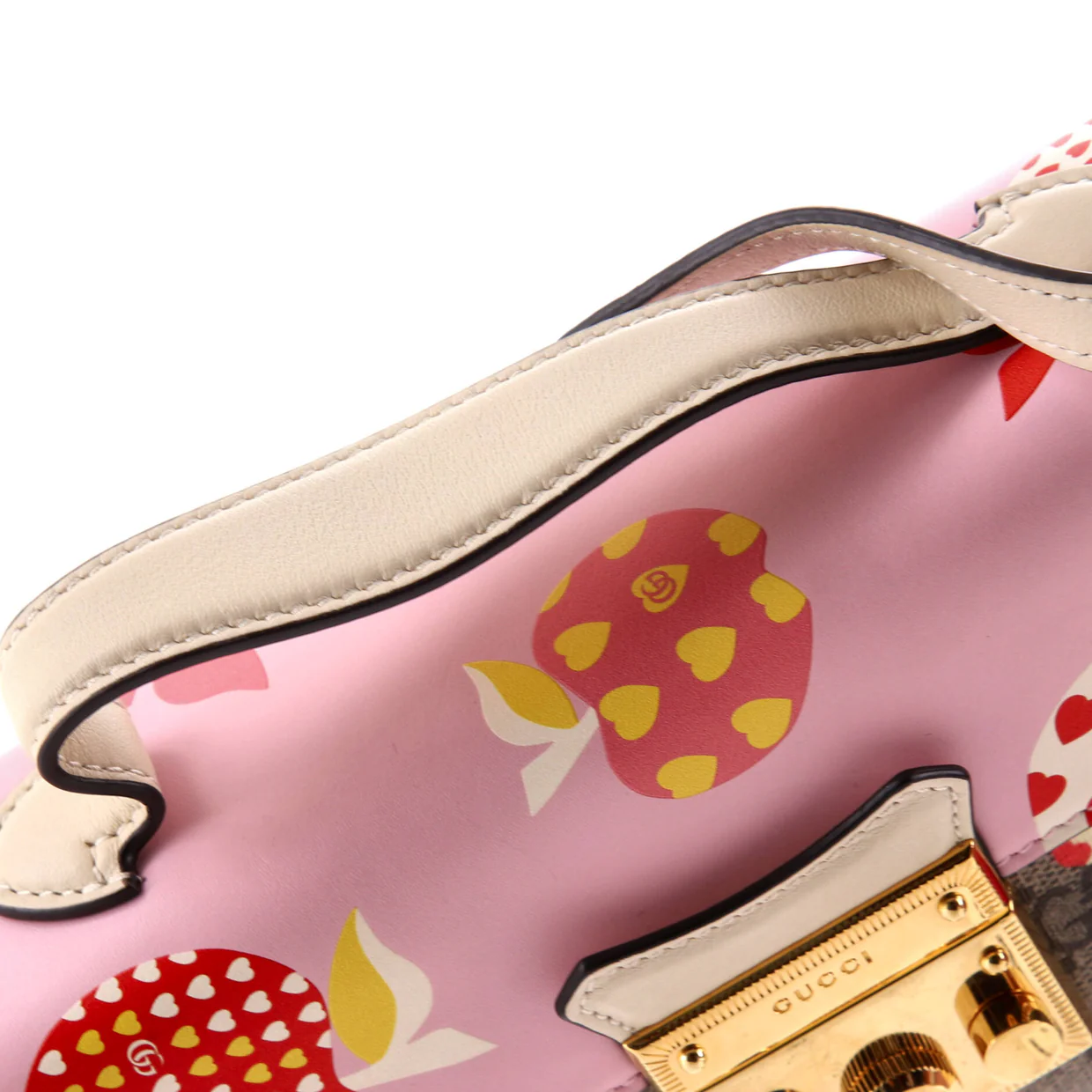 Padlock Top Handle Bag Printed GG Coated Canvas and Leather Mini - Deep Luxury