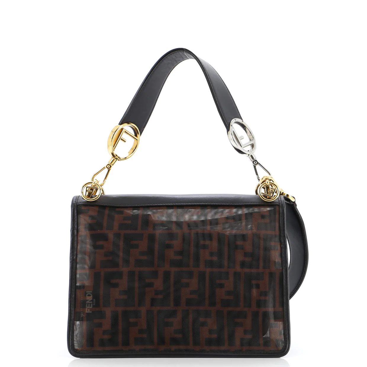 Kan I F Shoulder Bag Zucca Mesh Medium - Deep Luxury