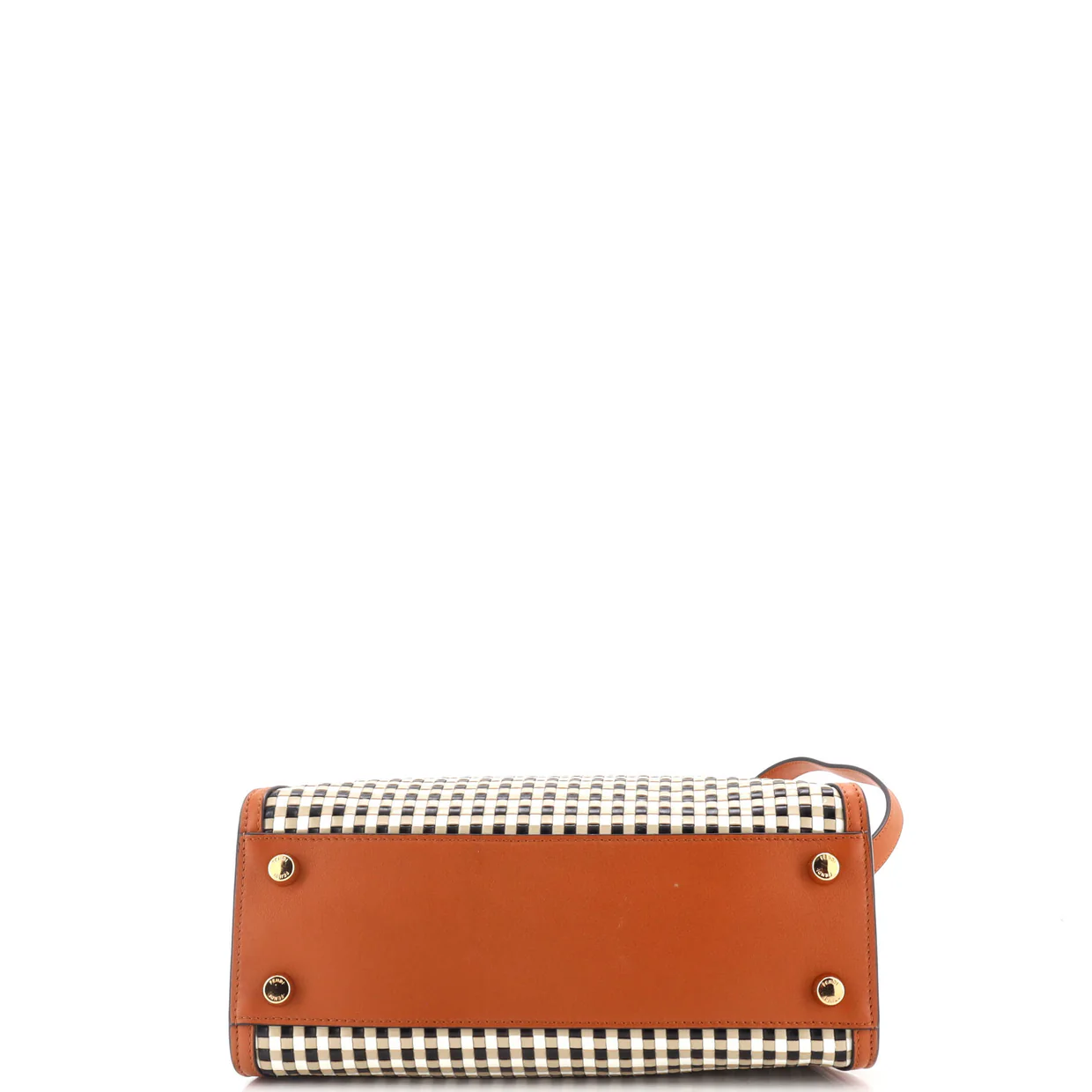 Peekaboo Essentially Bag Woven Leather - Deep Luxury
