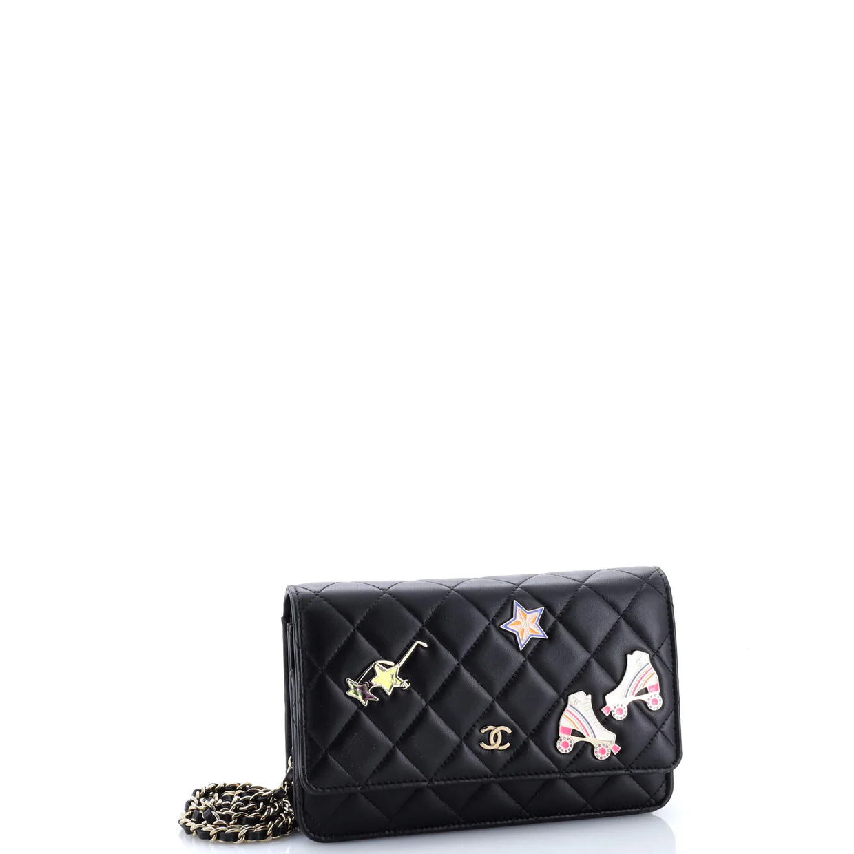 Hollywood Charms Wallet on Chain Quilted Lambskin - Deep Luxury