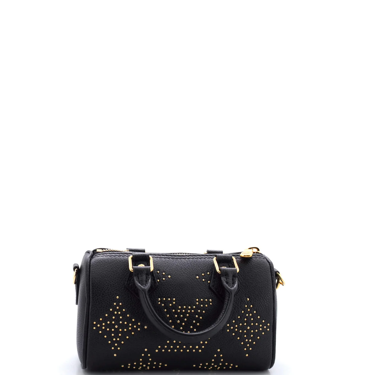 Speedy Bandouliere NM Bag Studded Leather Nano - Deep Luxury