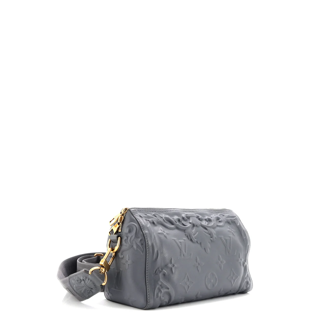 City Keepall Bag Limited Edition Decorative Debossed Calfskin - Deep Luxury