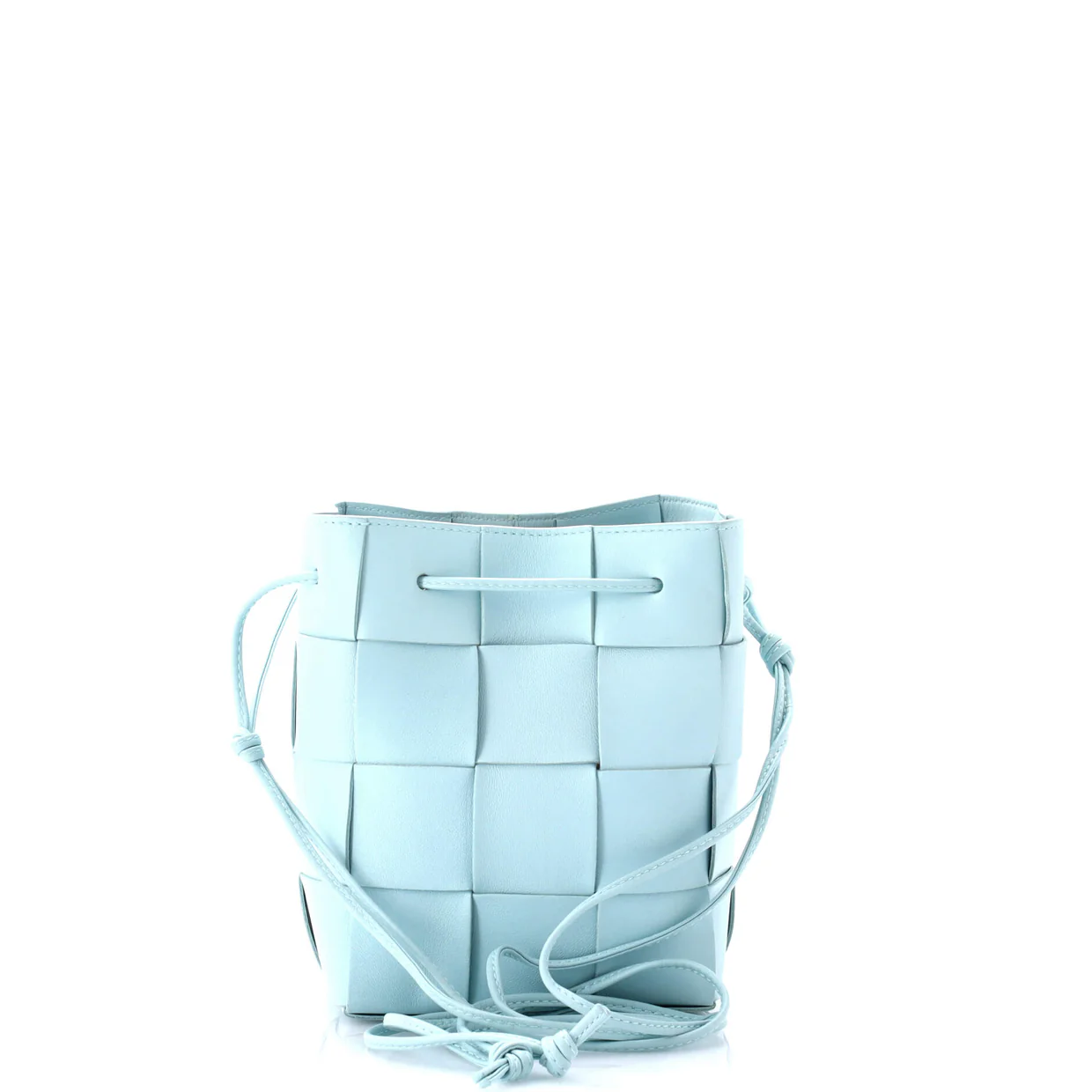 Cassette Bucket Bag Maxi Intrecciato Leather Small - Deep Luxury