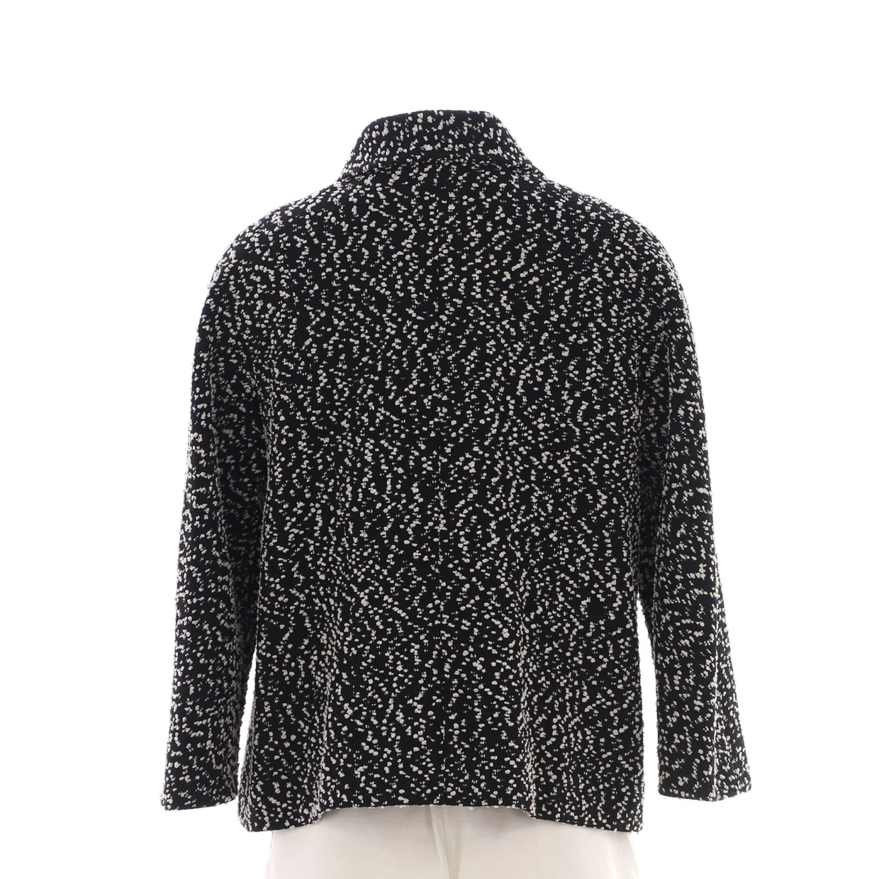 Women's La Pausa Belted Button Up Jacket Tweed Blend - Deep Luxury