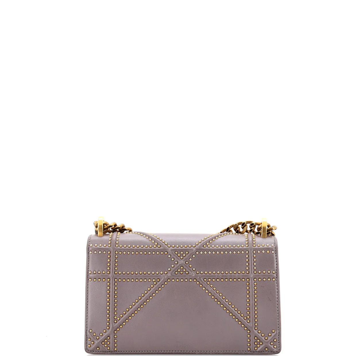 Diorama Flap Bag Studded Leather Small - Deep Luxury