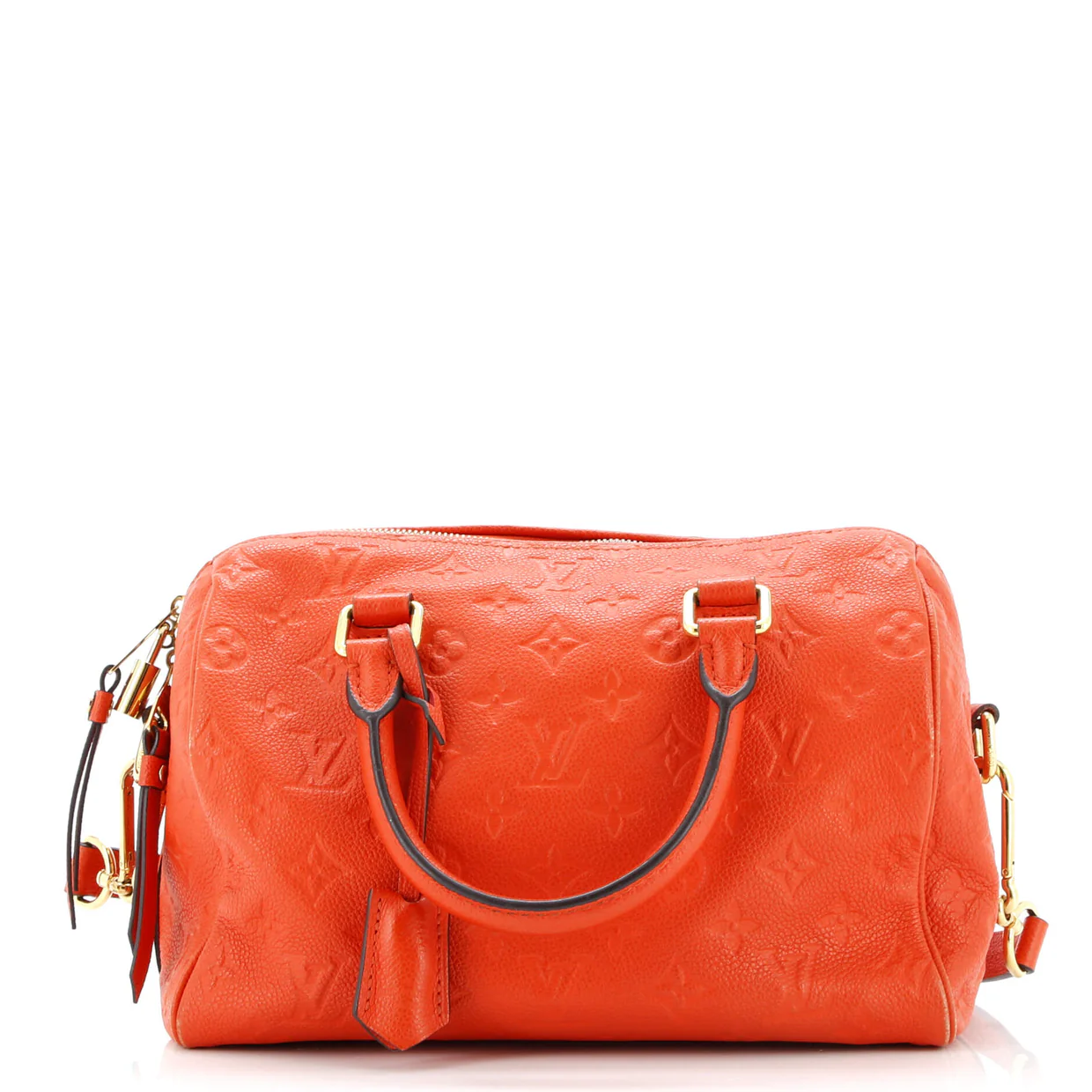 Speedy Bandouliere Bag Monogram Empreinte Leather 25 - Deep Luxury