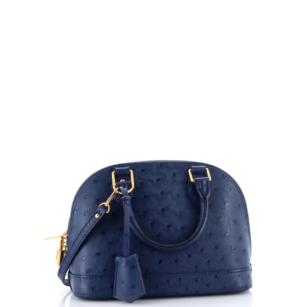 Alma Handbag Ostrich BB - Deep Luxury