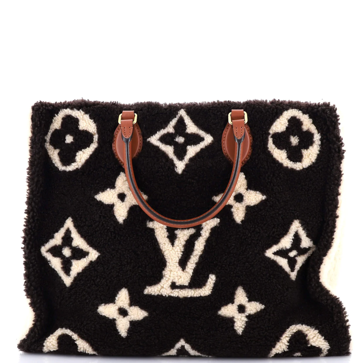 OnTheGo Tote Monogram Giant Teddy Fleece GM - Deep Luxury