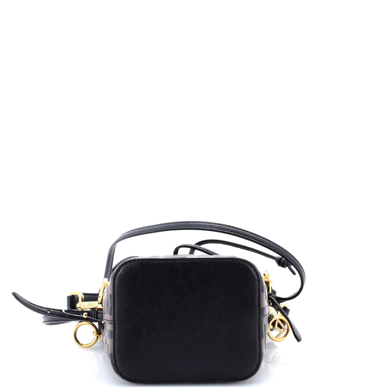 Mon Tresor Bucket Bag Zucca Embossed Leather Mini - Deep Luxury