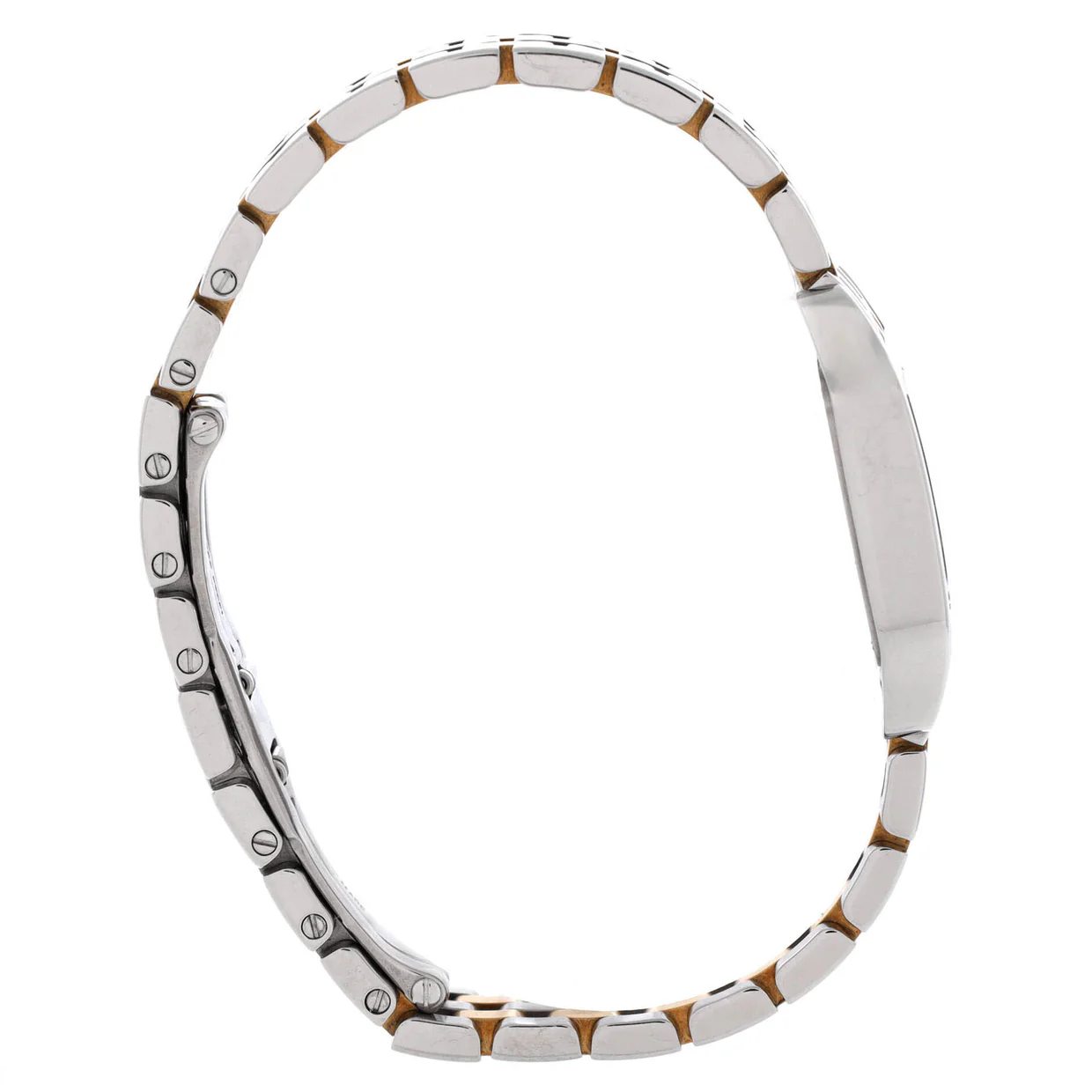 Santos Demoiselle Quartz Watch Stainless Steel and Yellow Gold 20 - Deep Luxury