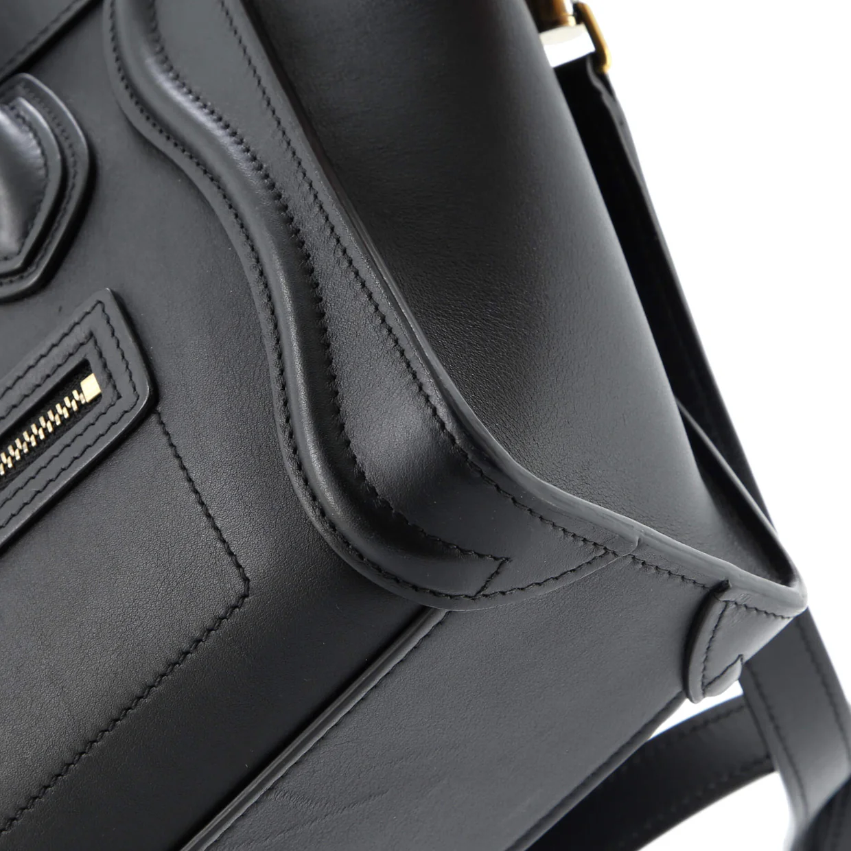 Luggage Bag Smooth Leather Nano - Deep Luxury