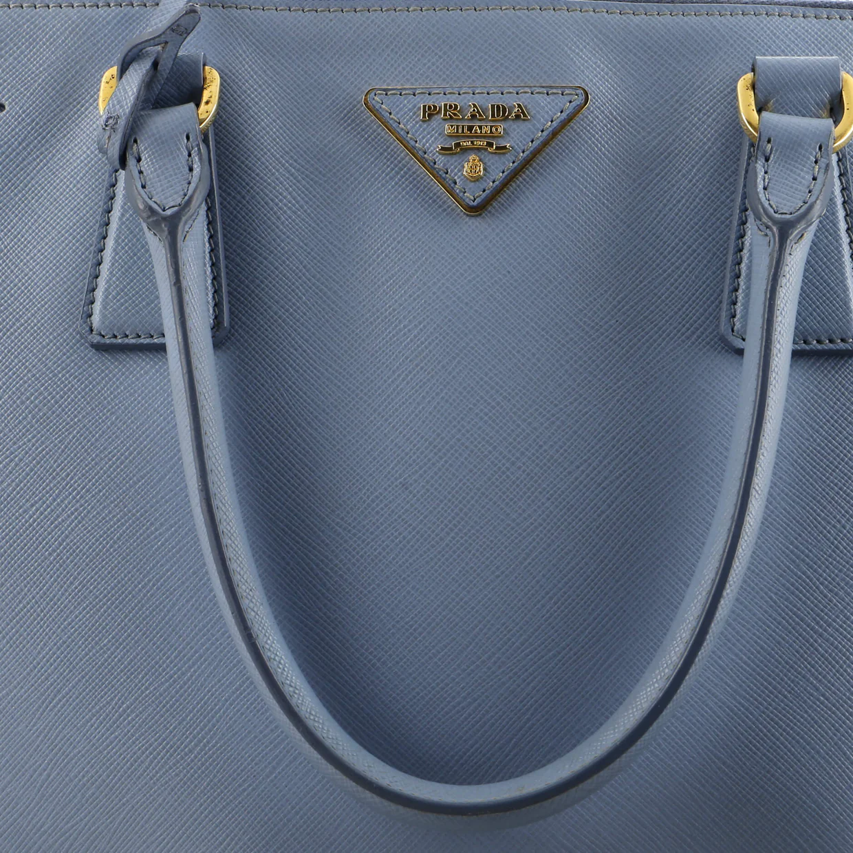 Double Zip Lux Tote Saffiano Leather Medium - Deep Luxury