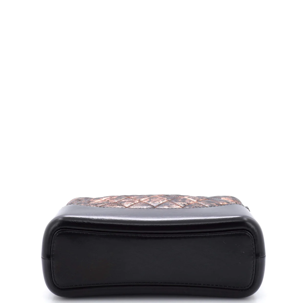 Gabrielle Hobo Quilted Metallic Crumpled Goatskin Medium - Deep Luxury