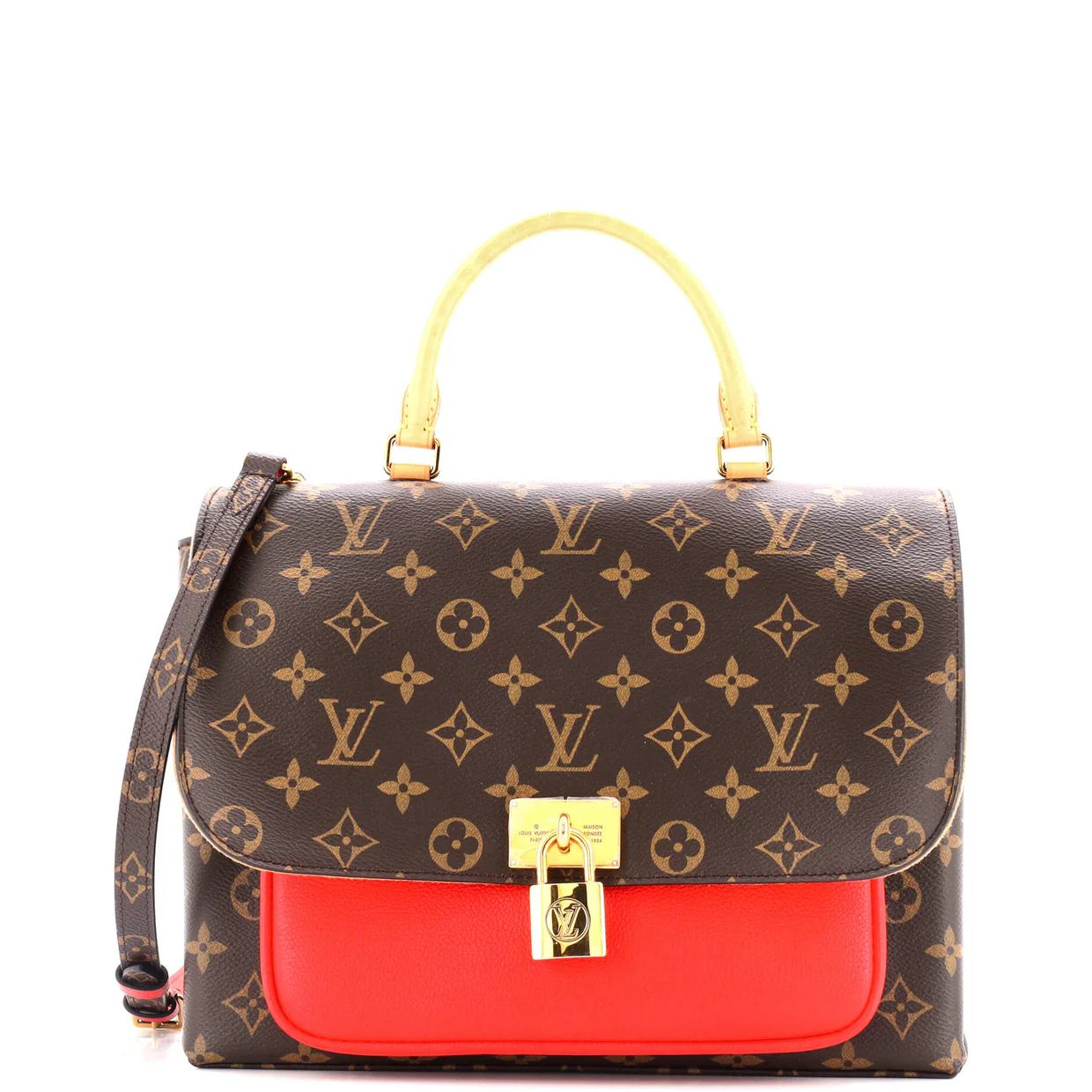 Marignan Handbag Monogram Canvas with Leather - Deep Luxury