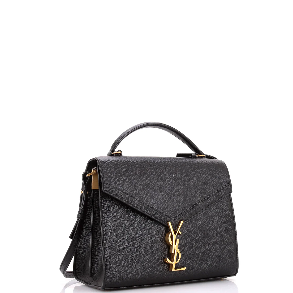 Cassandra Top Handle Bag Leather Medium - Deep Luxury