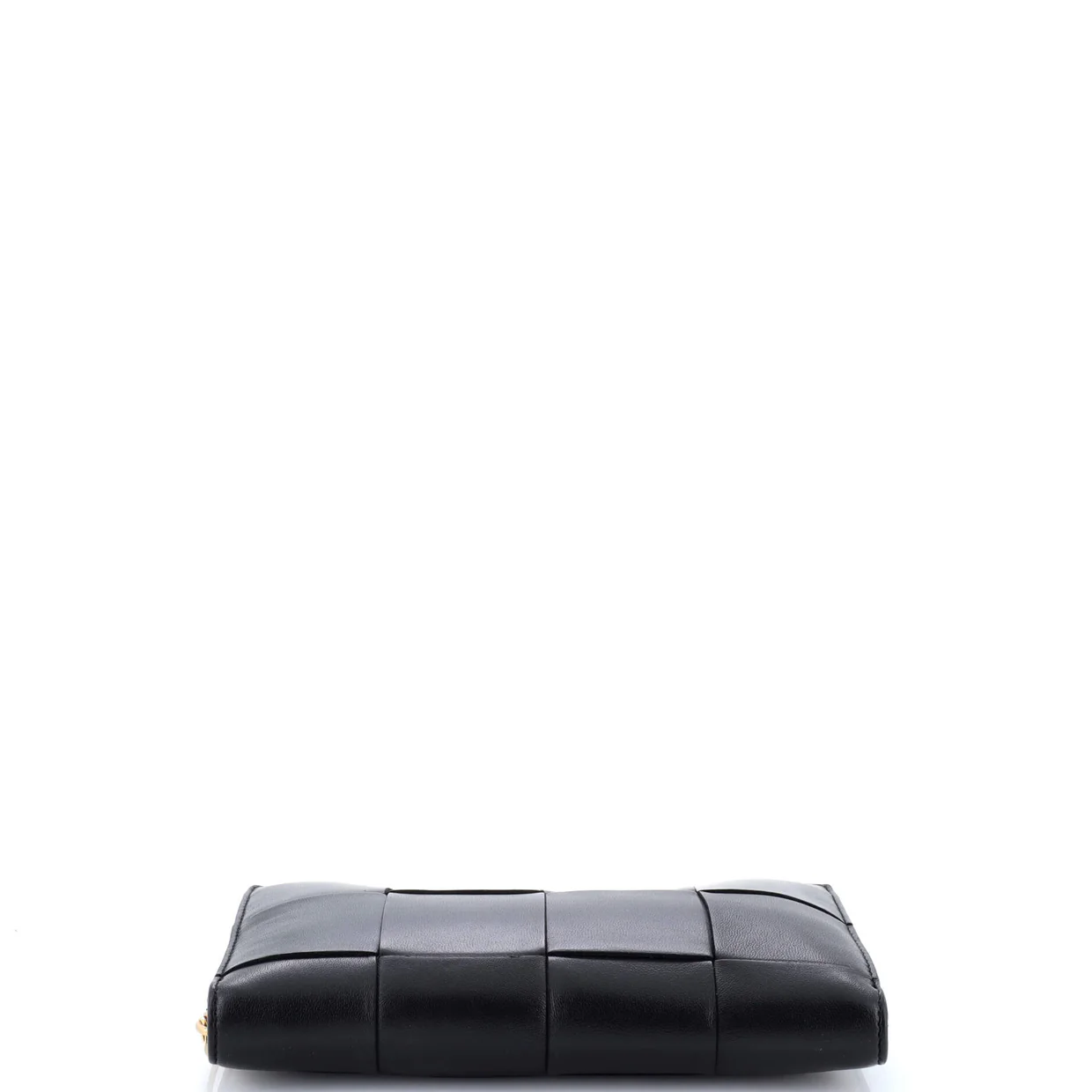 Cassette Zip Around Wallet Maxi Intrecciato Leather Long - Deep Luxury