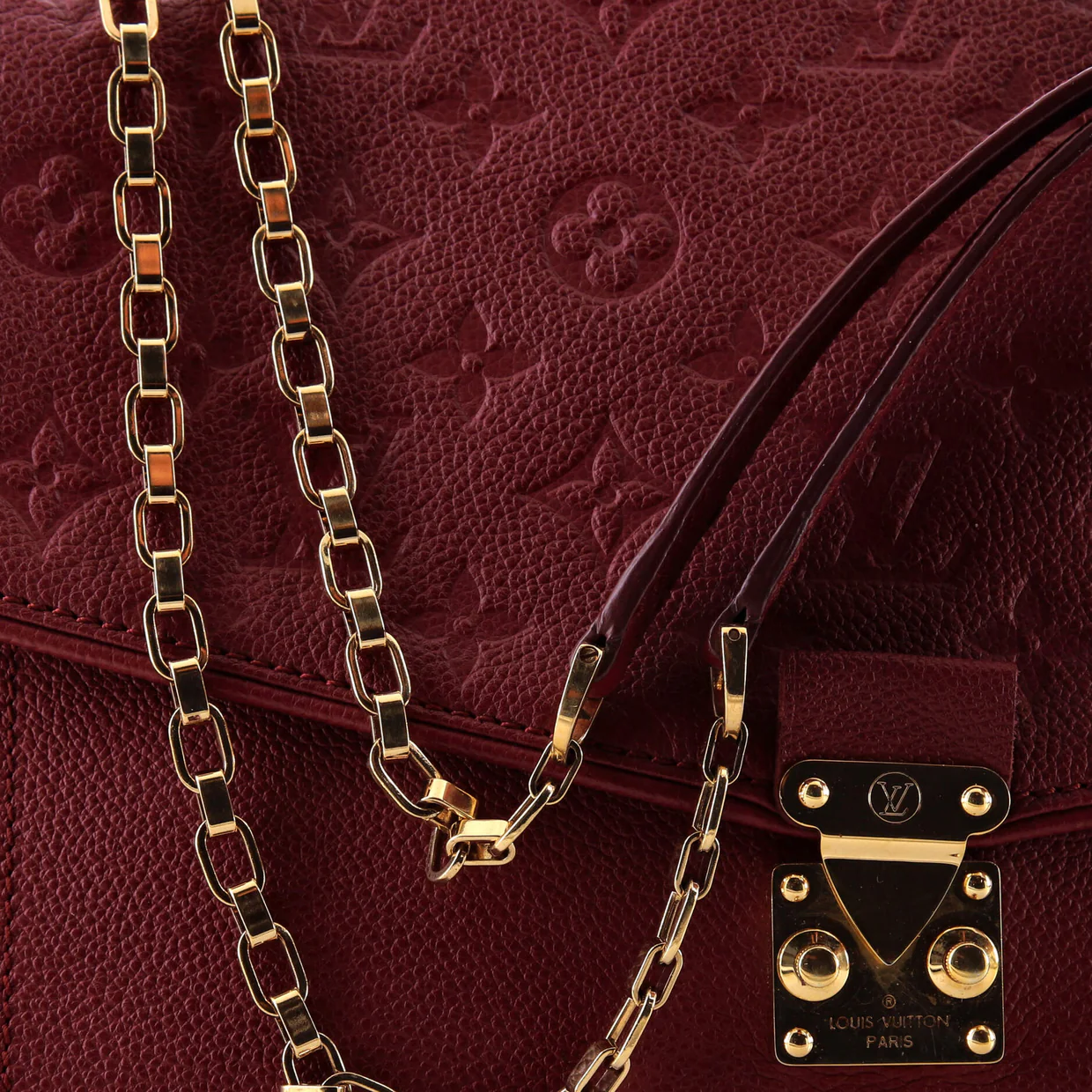 Saint Germain Handbag Monogram Empreinte Leather MM - Deep Luxury