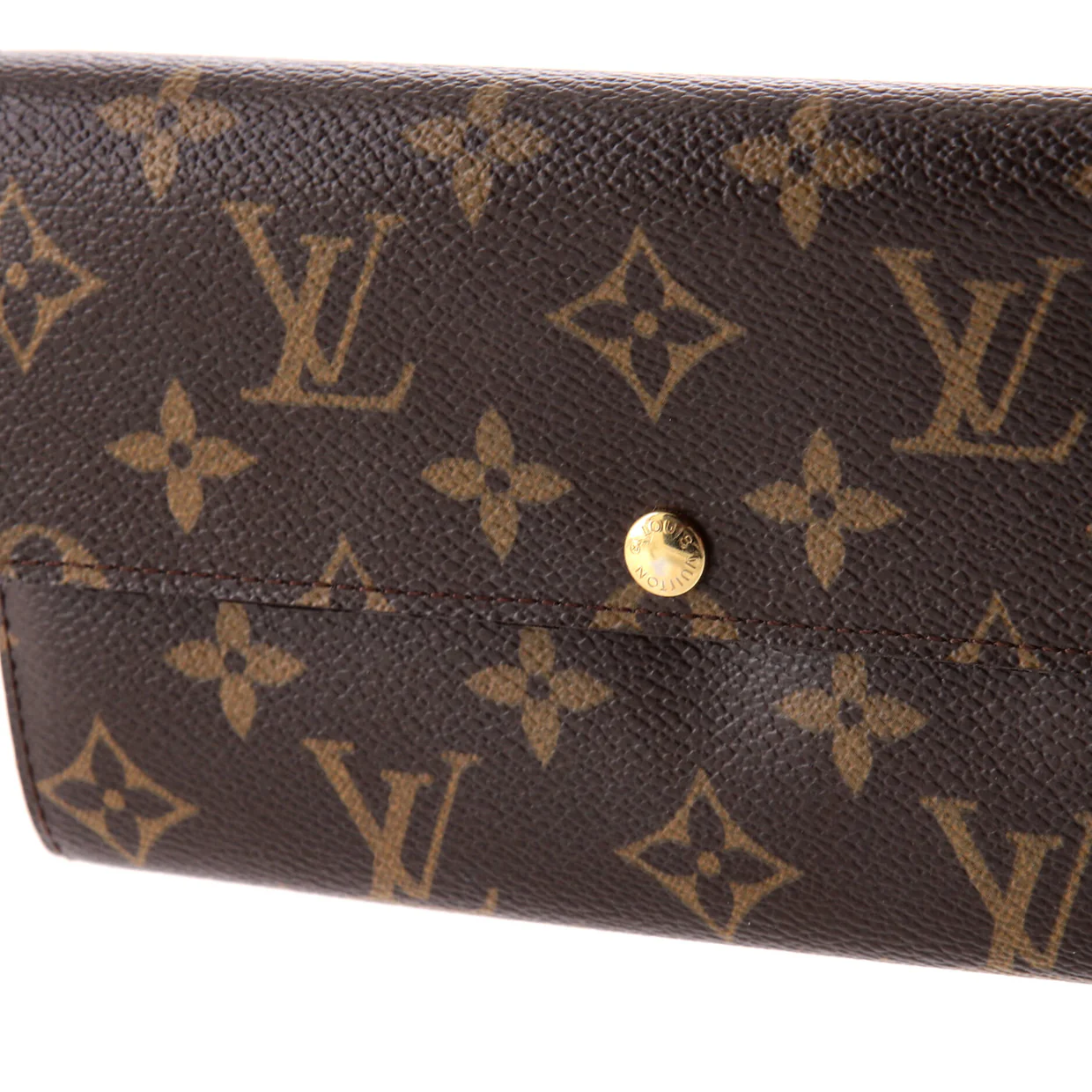 Sarah Wallet Monogram Canvas - Deep Luxury