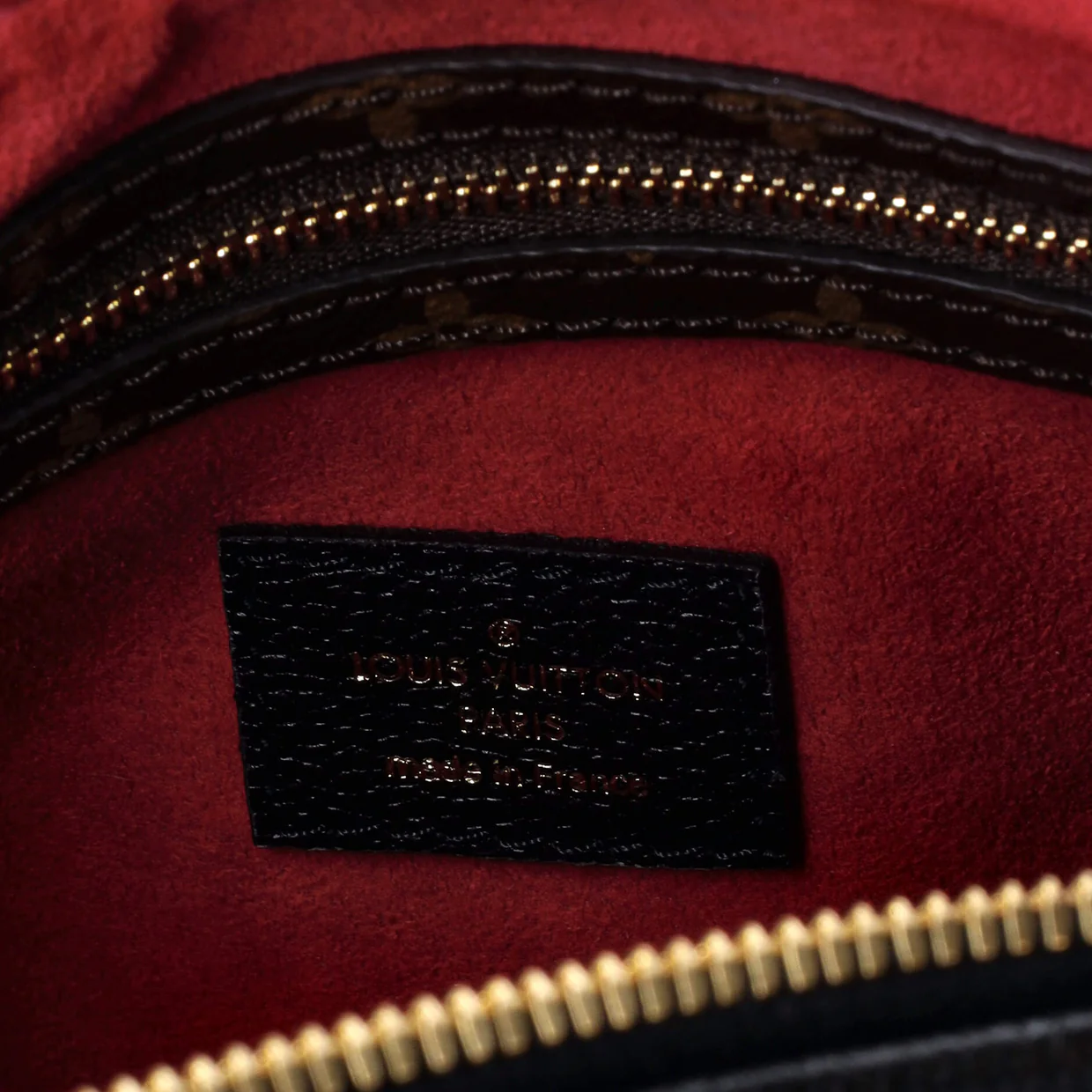 Speedy Bandouliere Bag Leather and Monogram Teddy Shearling 30 - Deep Luxury