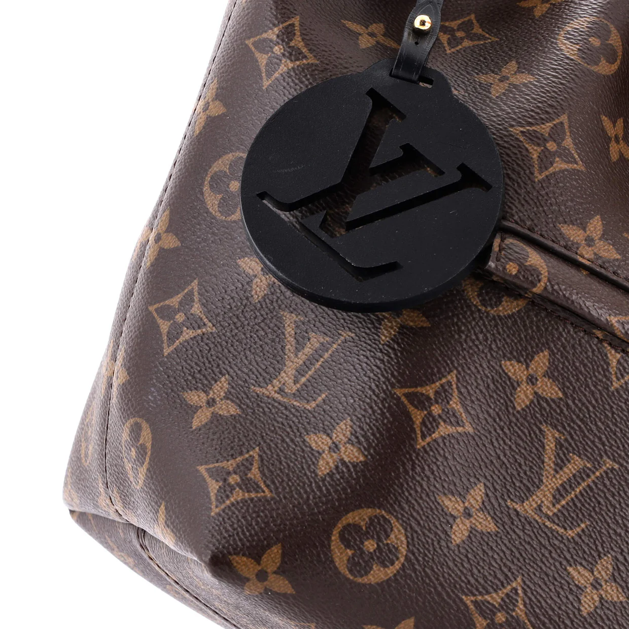 Montsouris NM Backpack Monogram Canvas with Leather PM - Deep Luxury