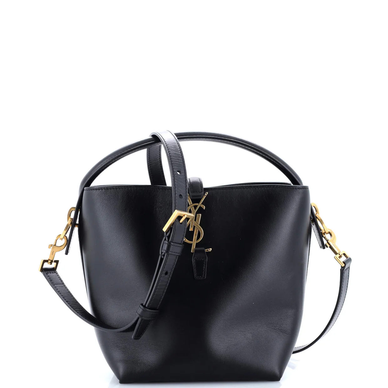 Le 37 Bucket Bag Leather Mini - Deep Luxury