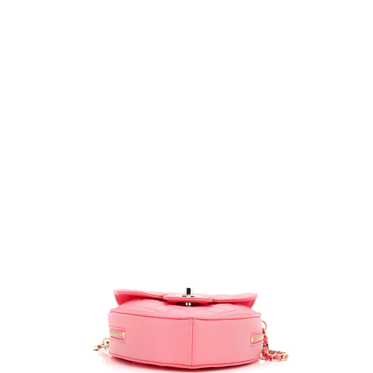 CC in Love Heart Bag Quilted Lambskin - Deep Luxury