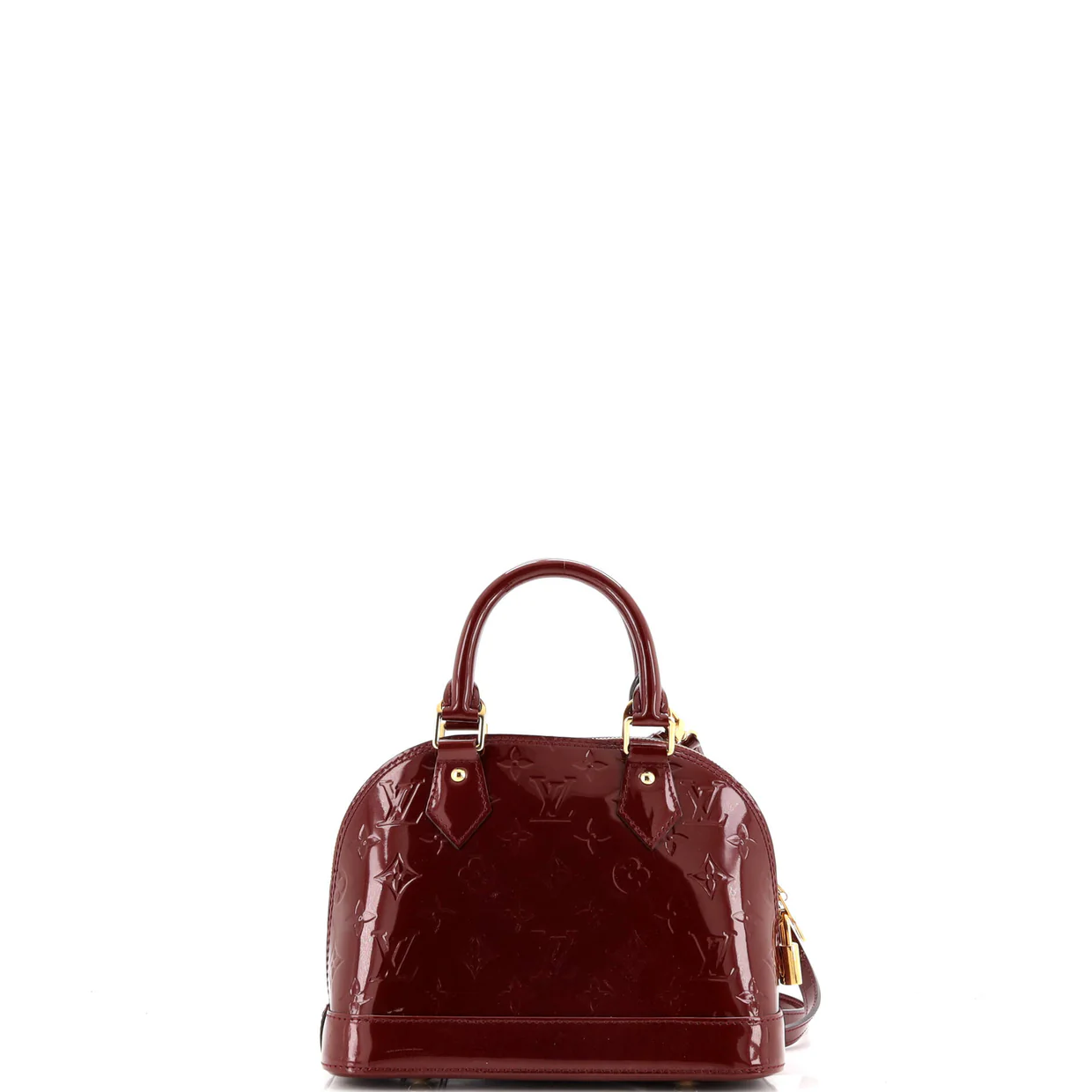 Alma Handbag Monogram Vernis BB - Deep Luxury