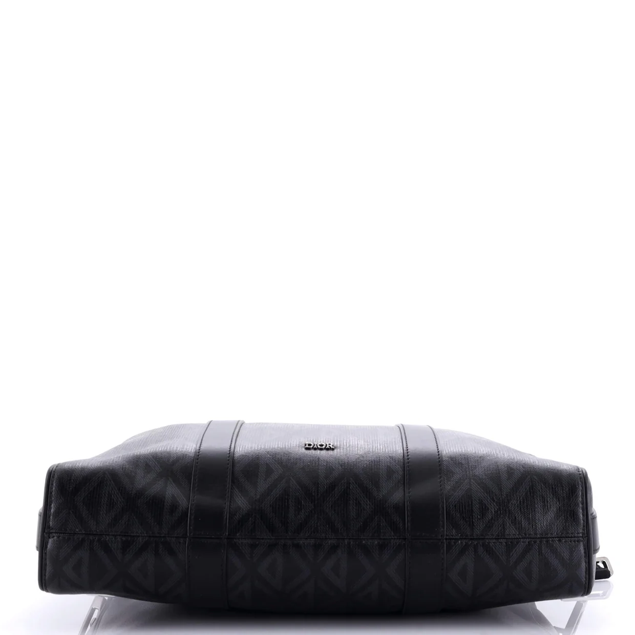 Lingot Briefcase CD Diamond Coated Canvas and Leather - Deep Luxury